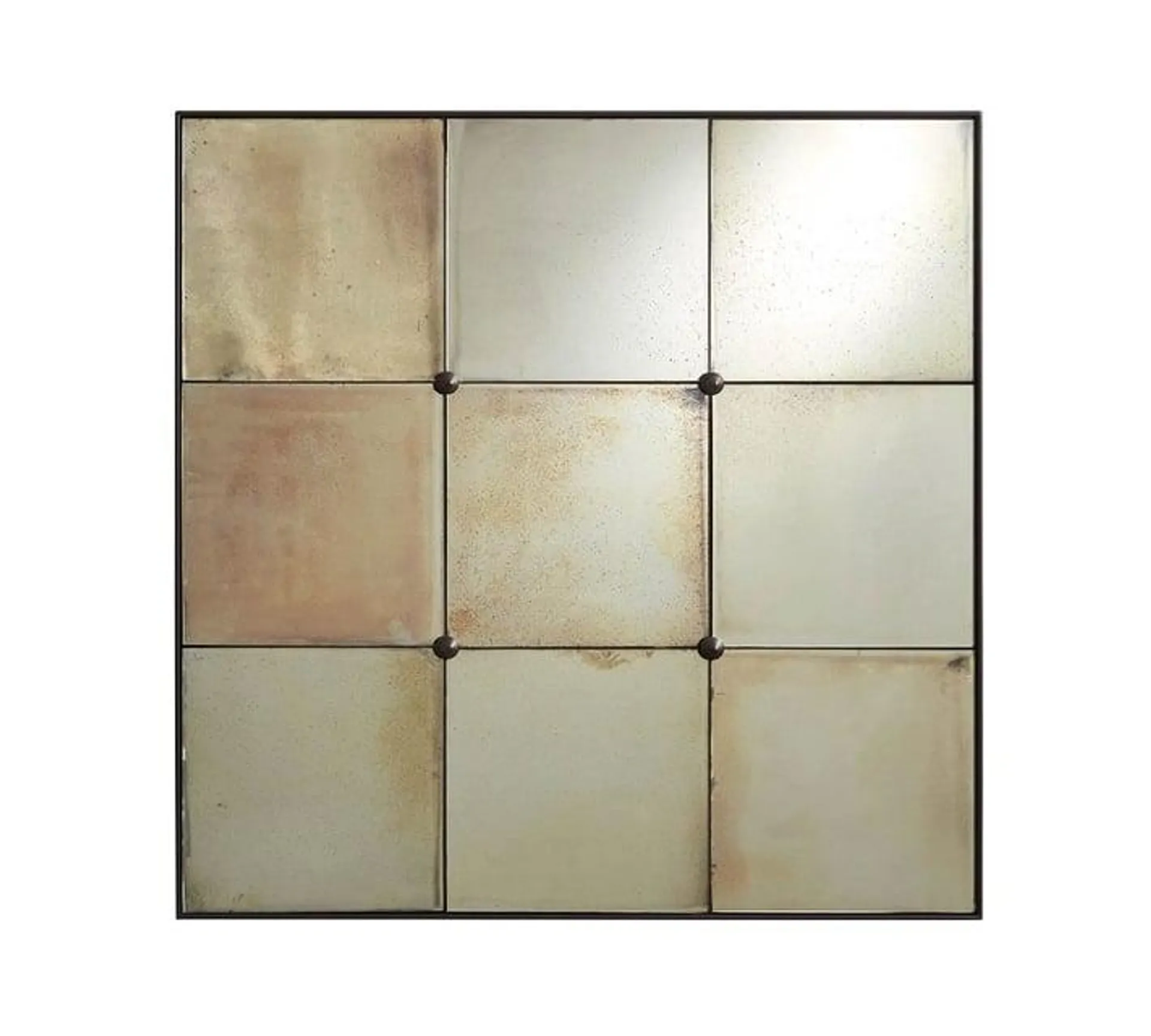 Markle Antique Glass Panel Mirror