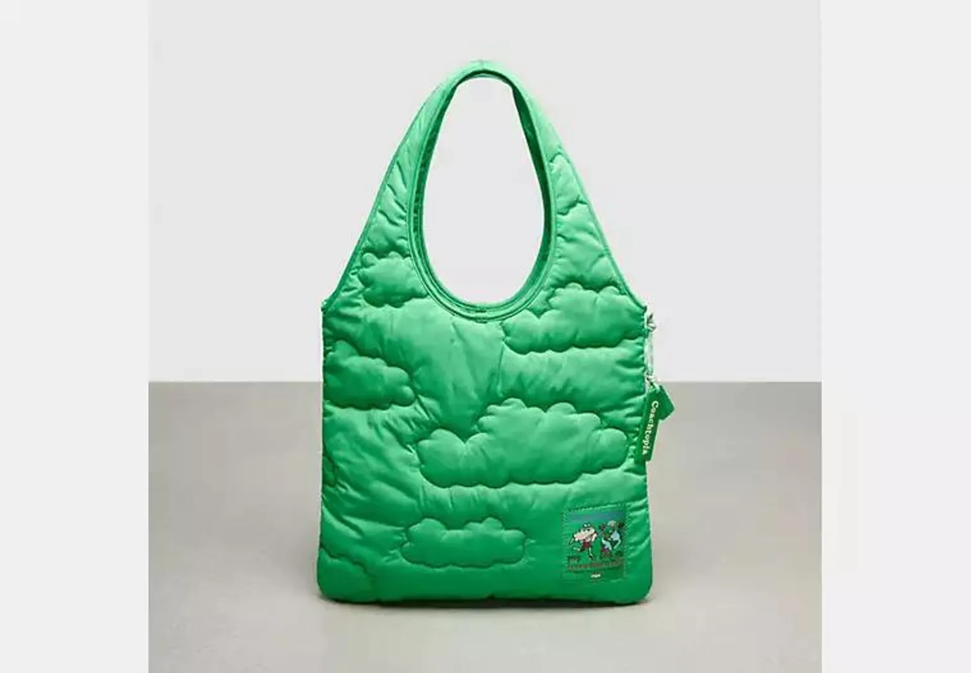 Coachtopia Loop Flat Tote With Cloud Quilting