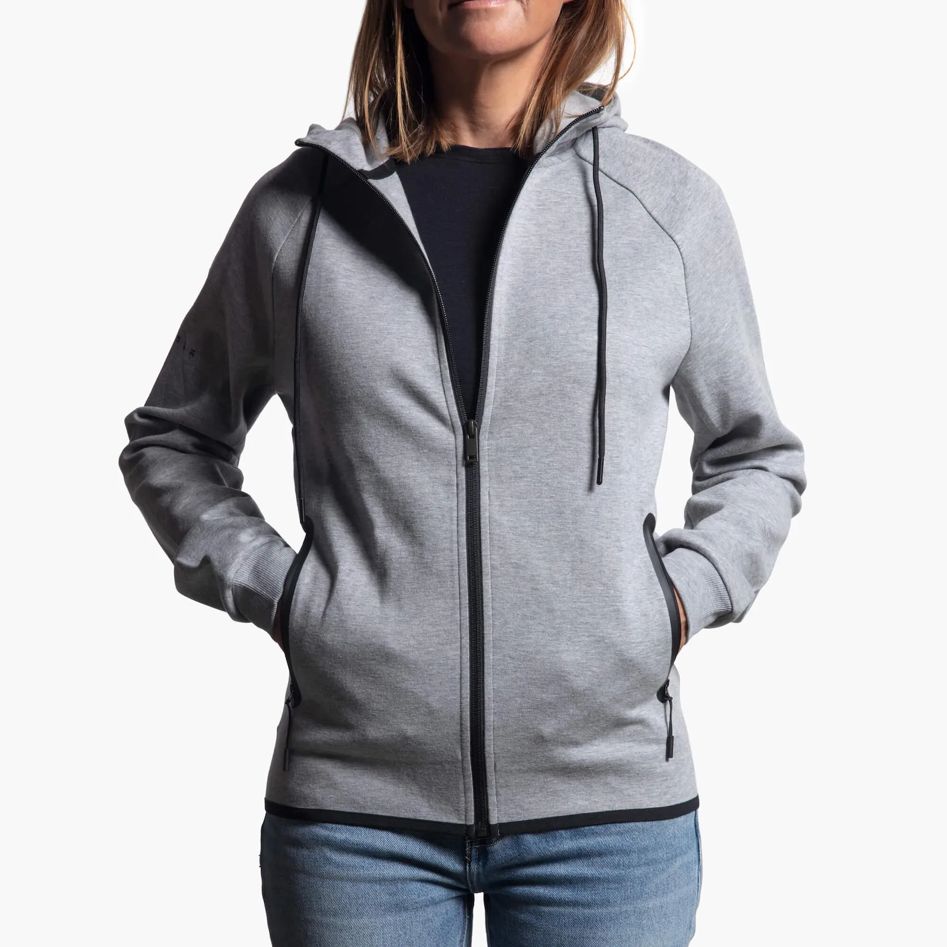 Women's Zip-up Track Hoodie