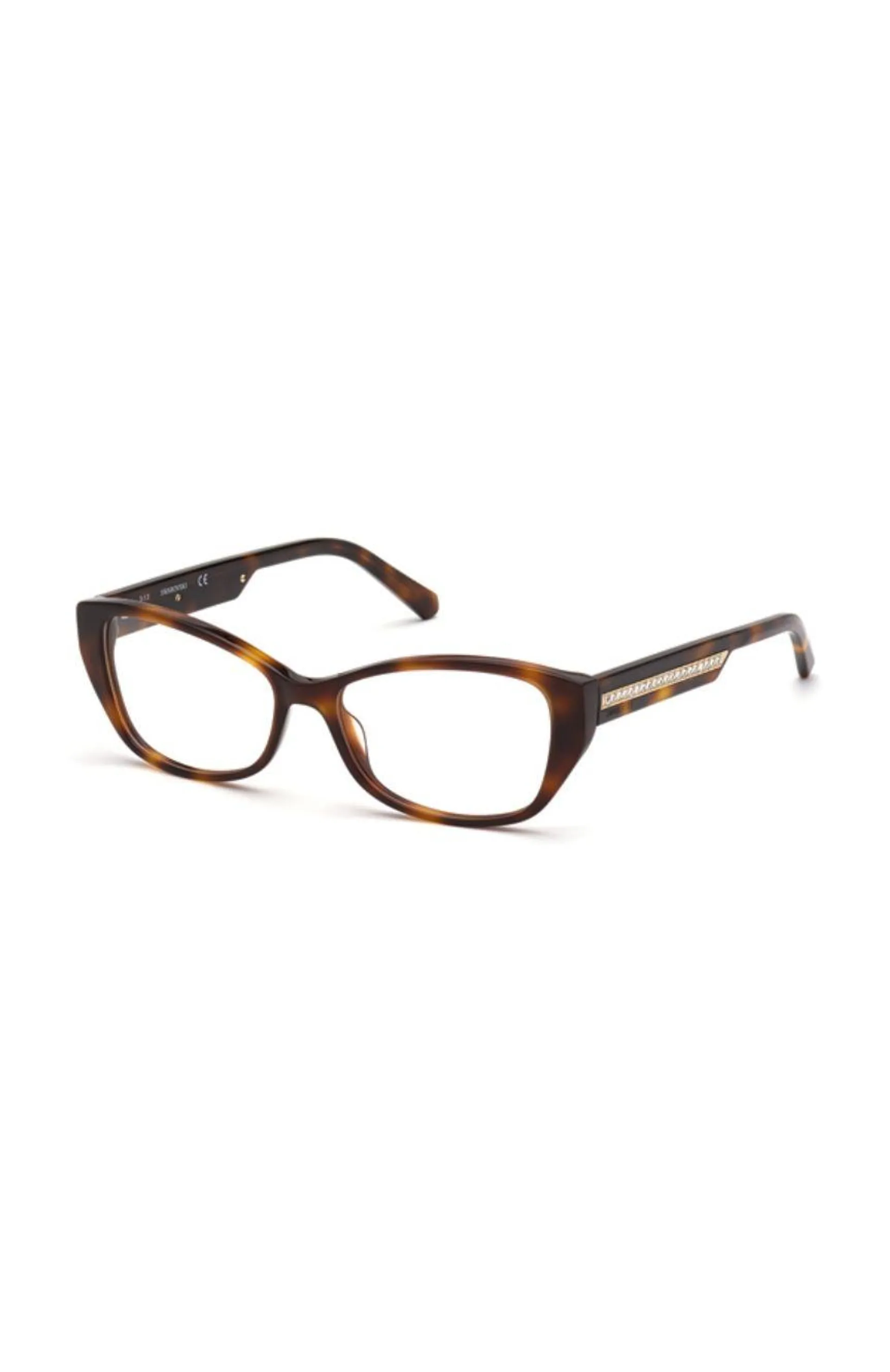 Women Rectangle Dark Havana Optical Frames