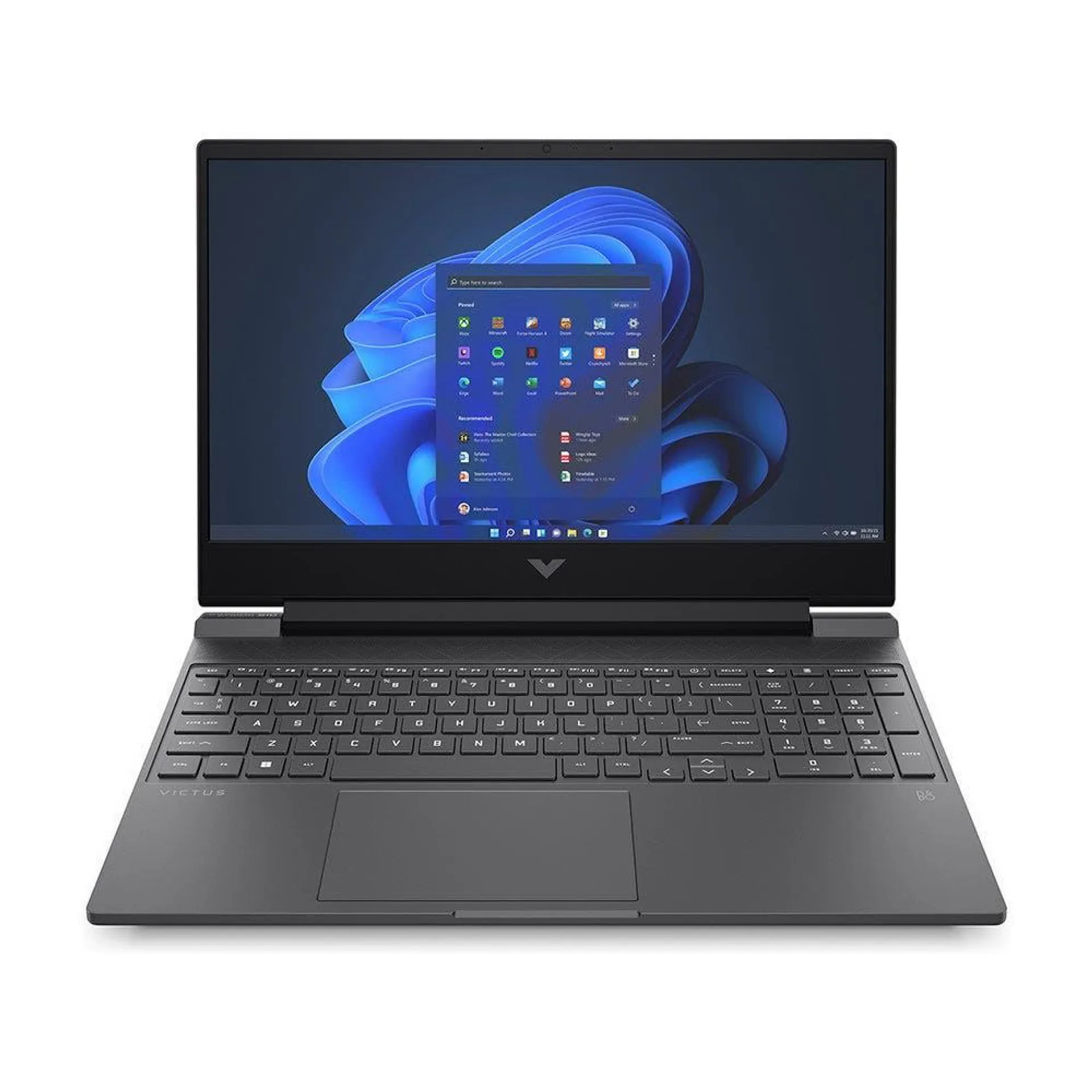 HP Victus 15FB0025NE AMD Ryzen R5-5600H 16GB RAM 512GB SSD NVIDIA GeForce GTX 1650 Graphics 15.6" FHD Gaming Laptop, Mica Silver
