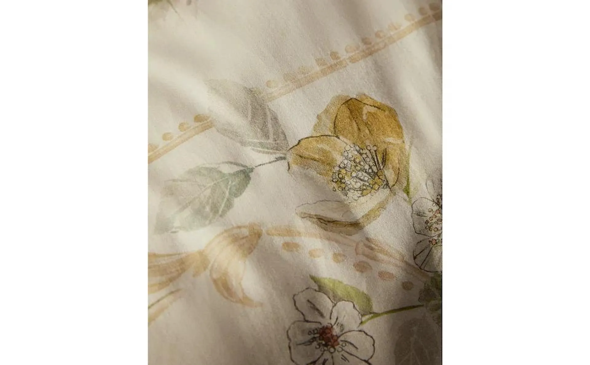 FLORAL PRINT SATEEN DUVET COVER