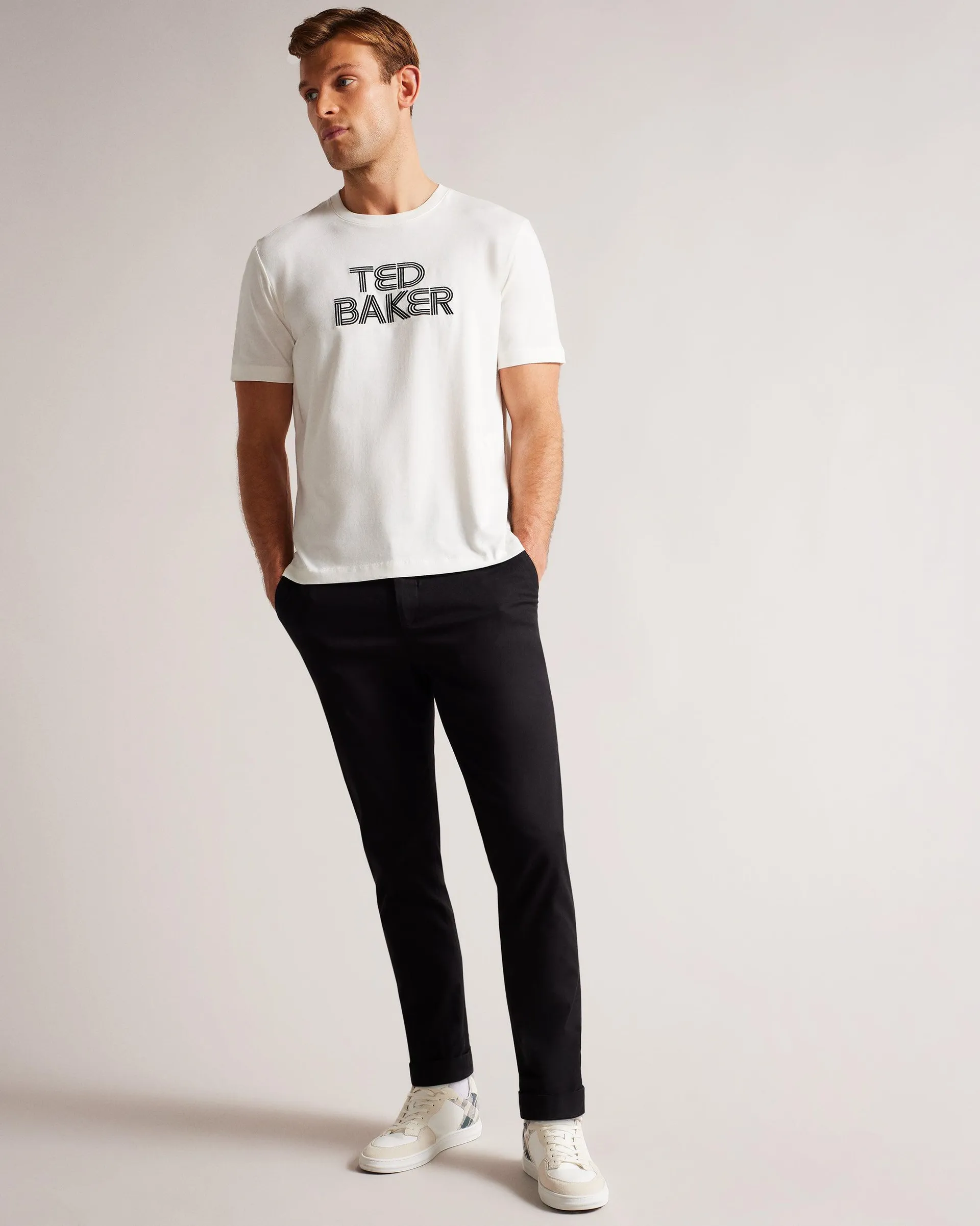 Short Sleeve Regular Fit Branded T-Shirt
