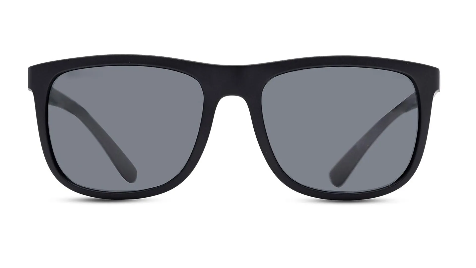 Men Square Matte Black Sunglass