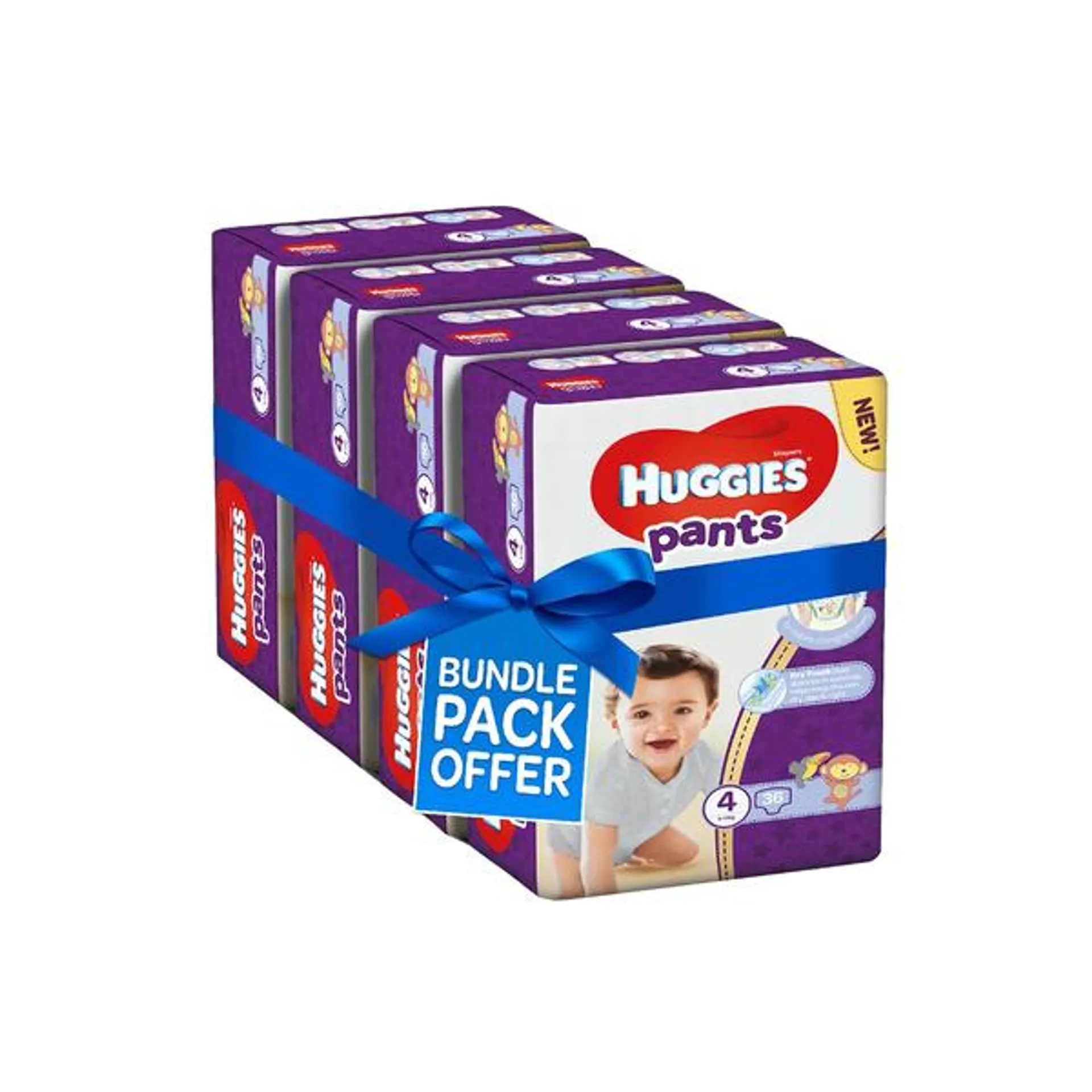 Huggies Ultra Comfort Diapers Size 4 Jumbo Pack 8-14kg (Pack Of 216 Diapers)