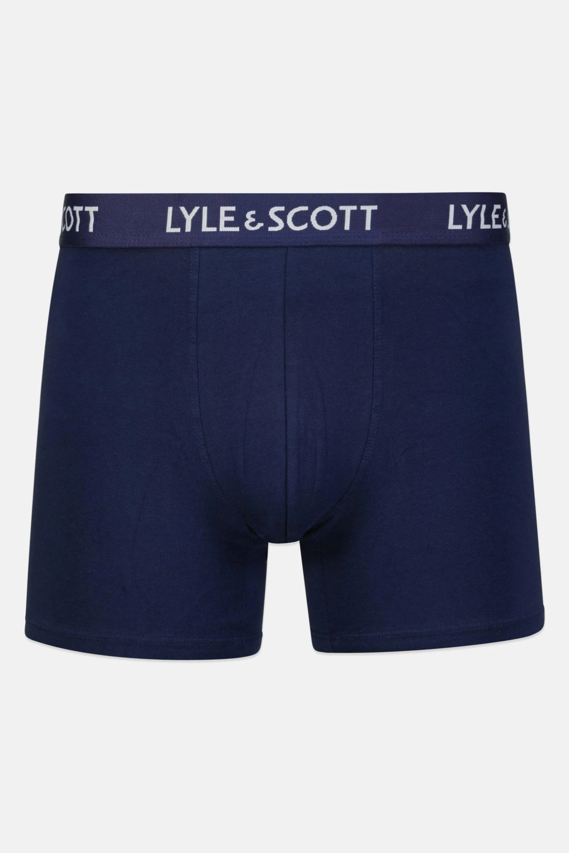 Men 3 Pieces Brand Logo Trunk, Navy