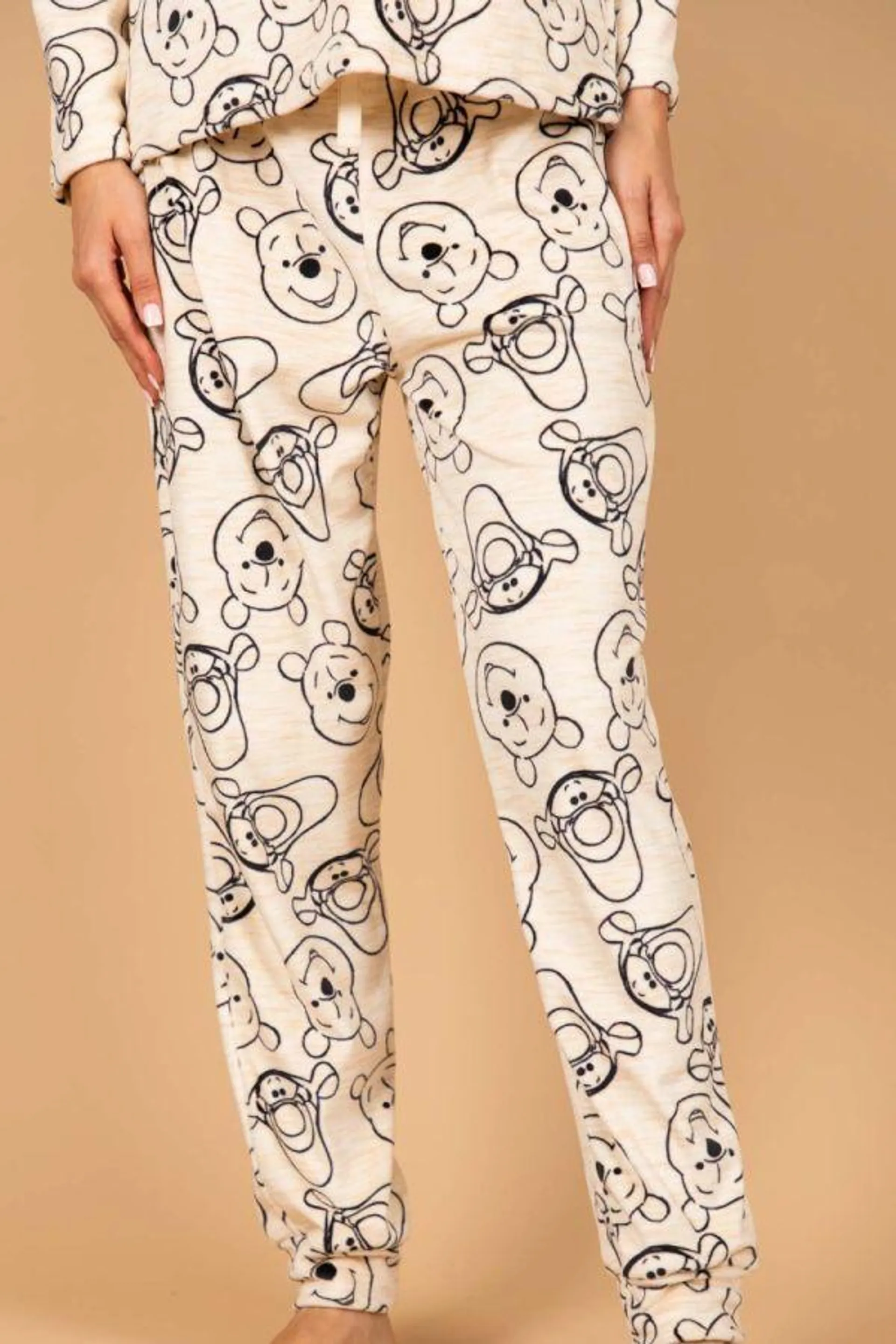 Ladies Oatmeal Pooh Tigger Mix & Match Pant