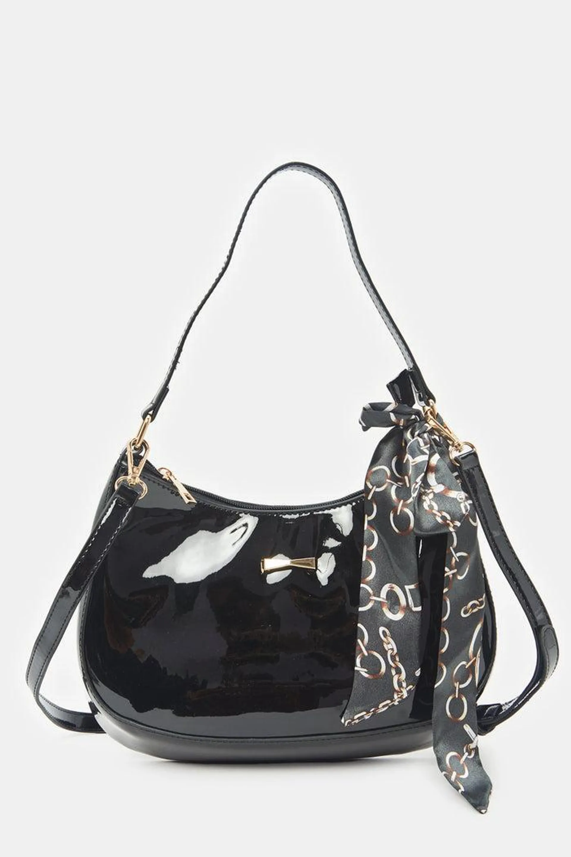 Women Black Slouch Bag