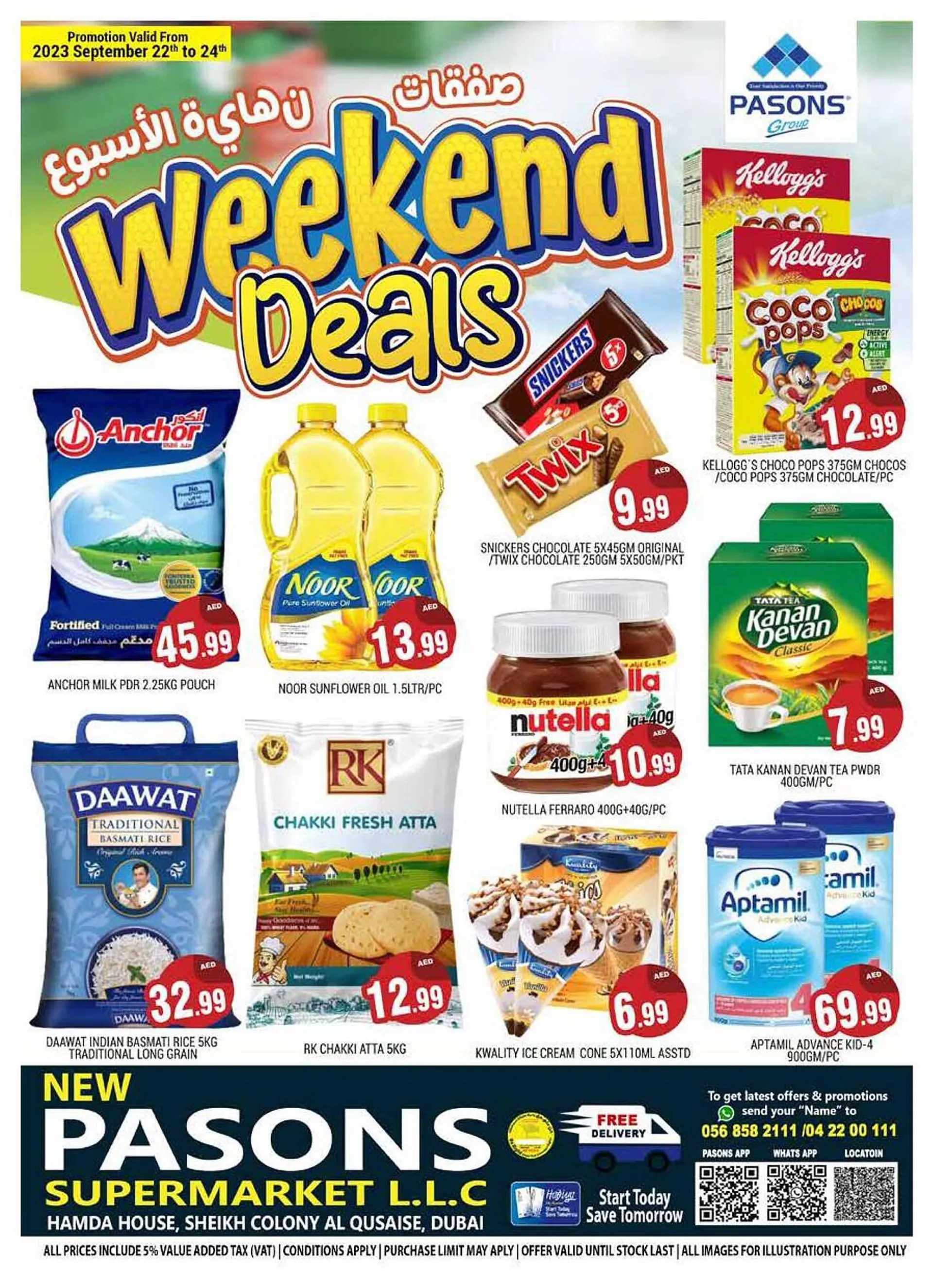 Pasons catalogue from 22 September to 24 September 2023 - Offers page 1