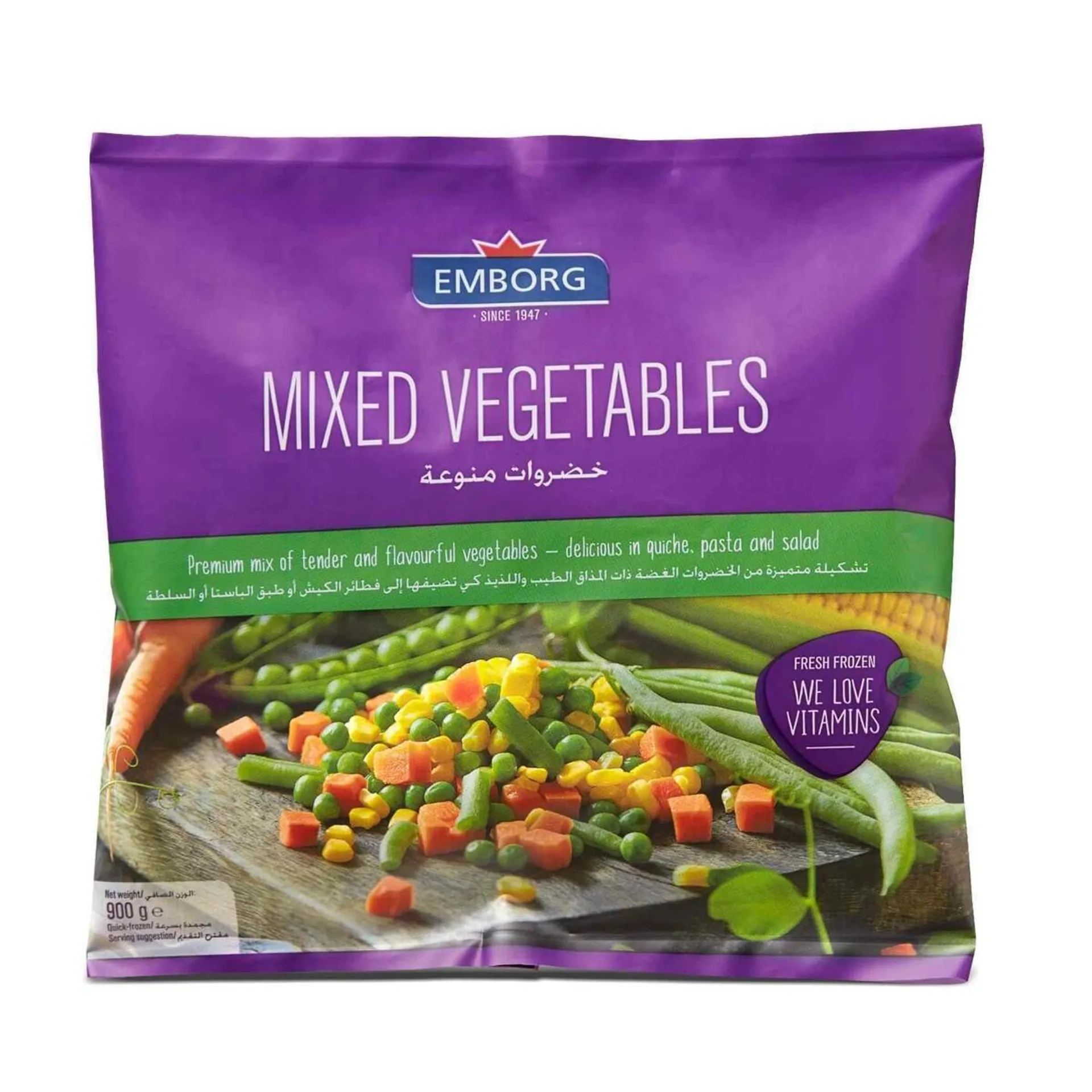 Emborg Mixed Vegetables 900 g