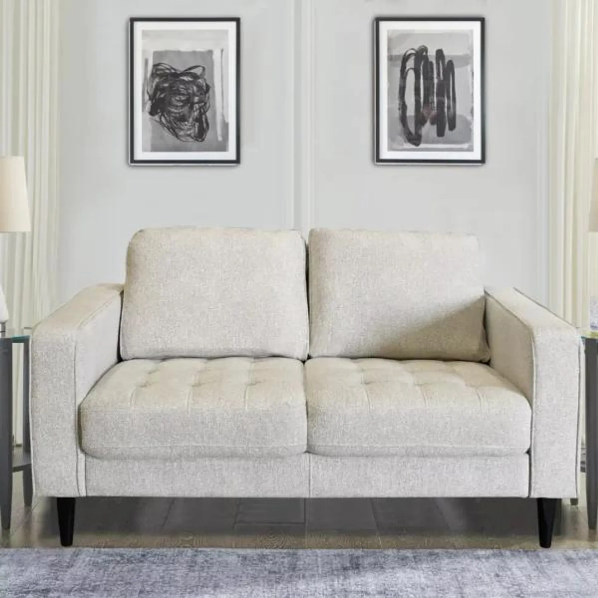 Gauda 2 Seater Sofa – Beige