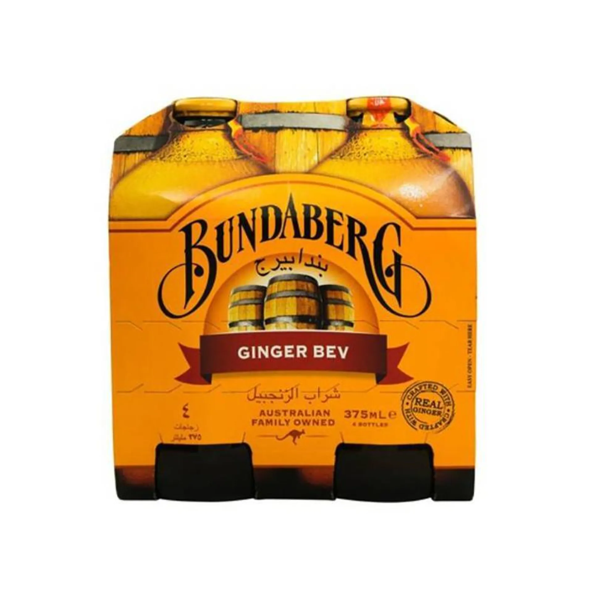 Bundaberg Ginger Beverage 375mlx4