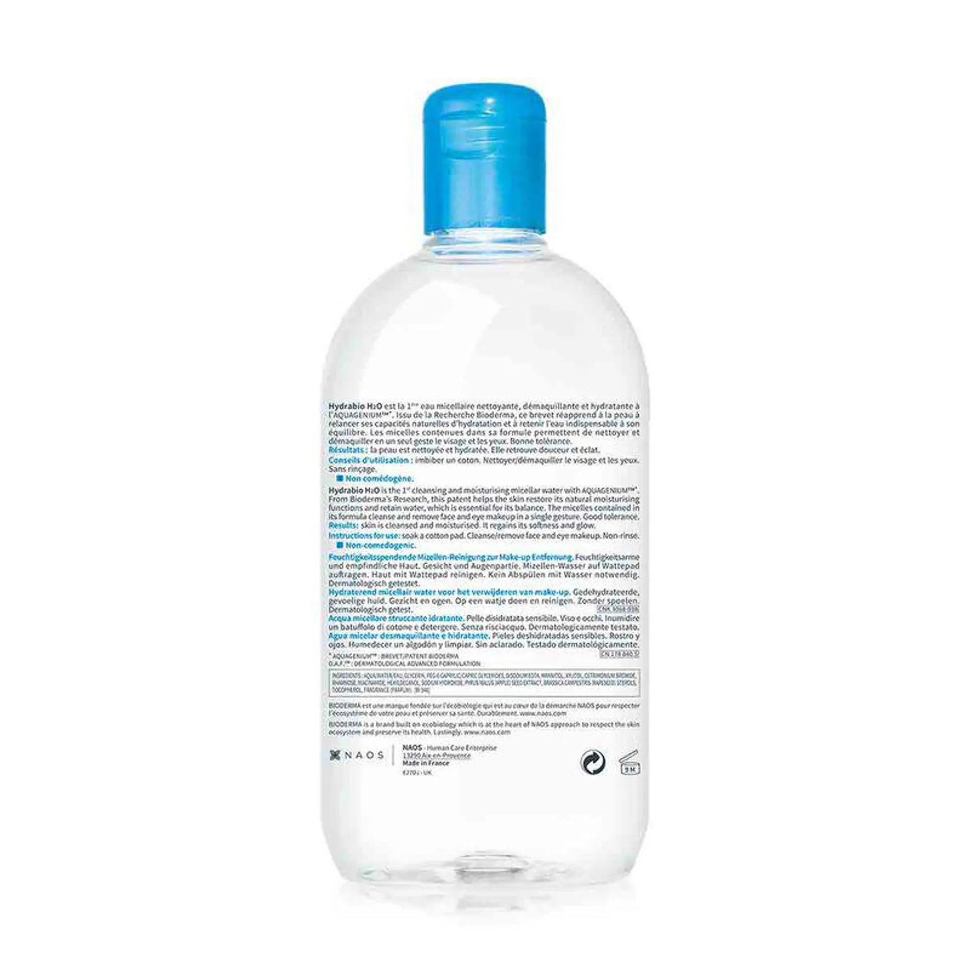 Hydrabio H20 Micellar Water Cleanser for normal Skin 250ml