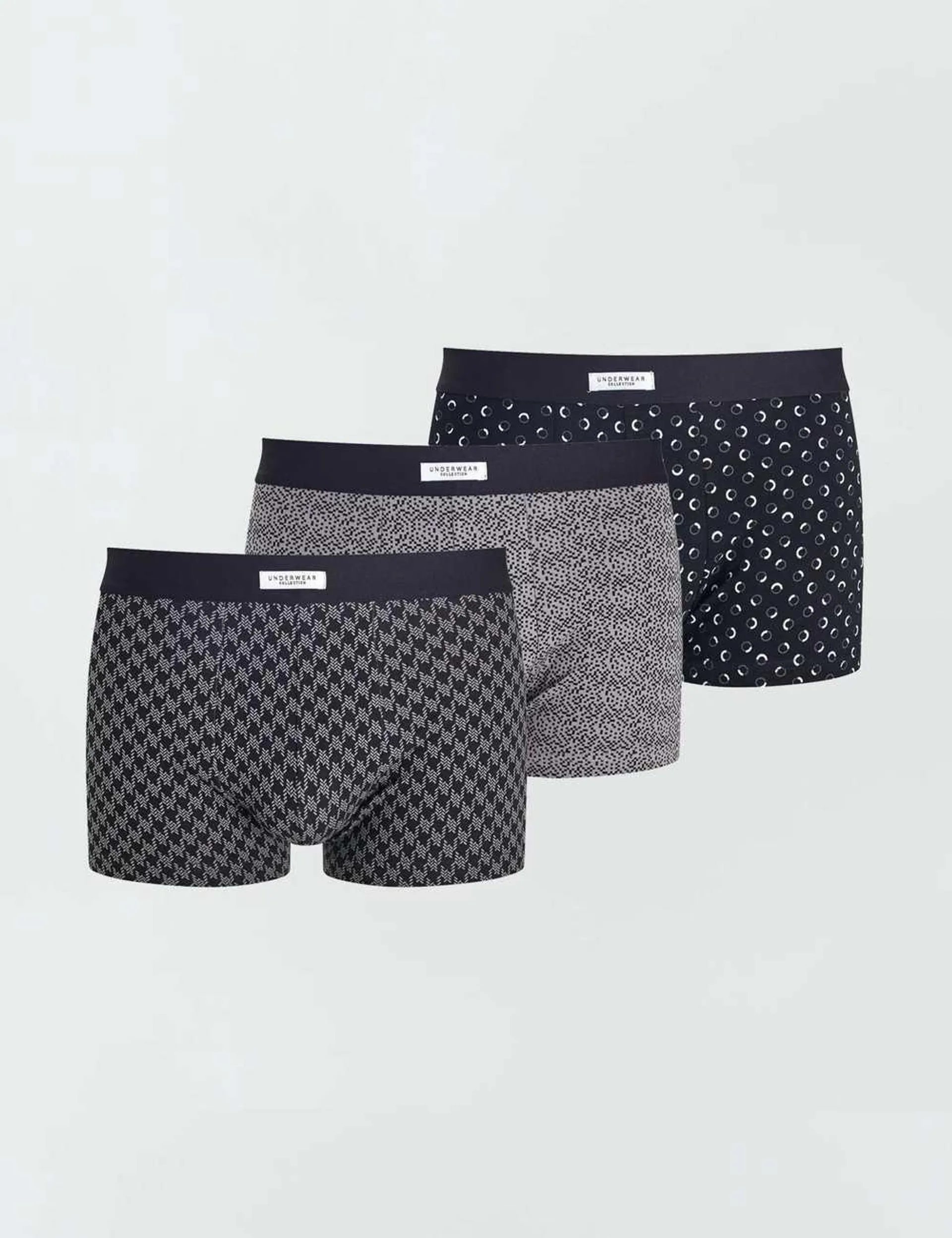 Pack of 3 pairs of stretch boxer shorts