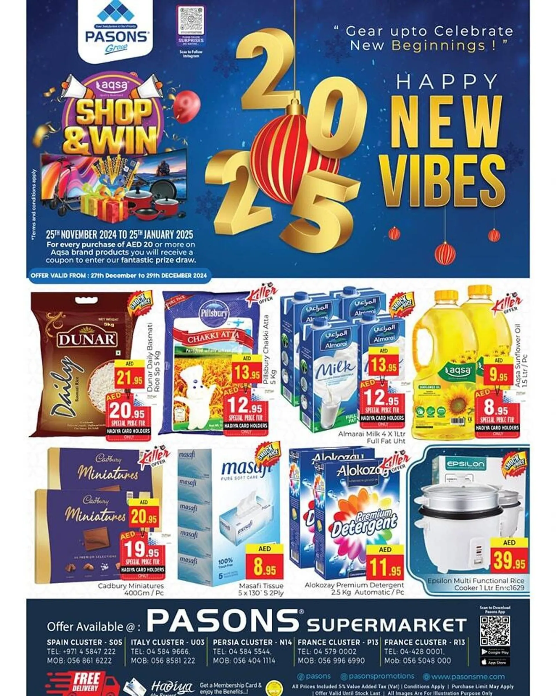 Pasons catalogue from 27 December to 25 January 2025 - Offers page 1