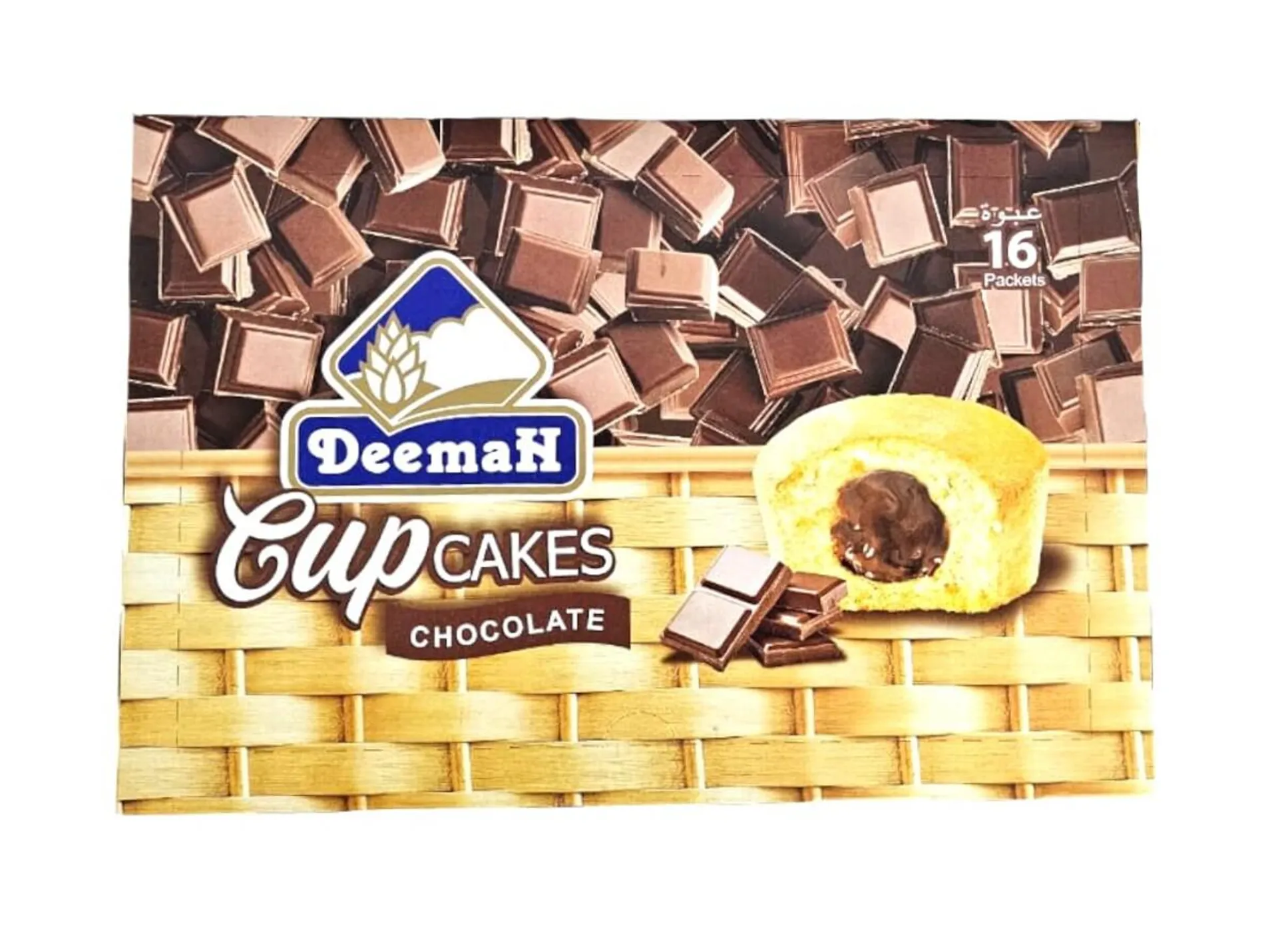 DEEMAH Cupcake Chocolate Cream (Pack Of 16)
