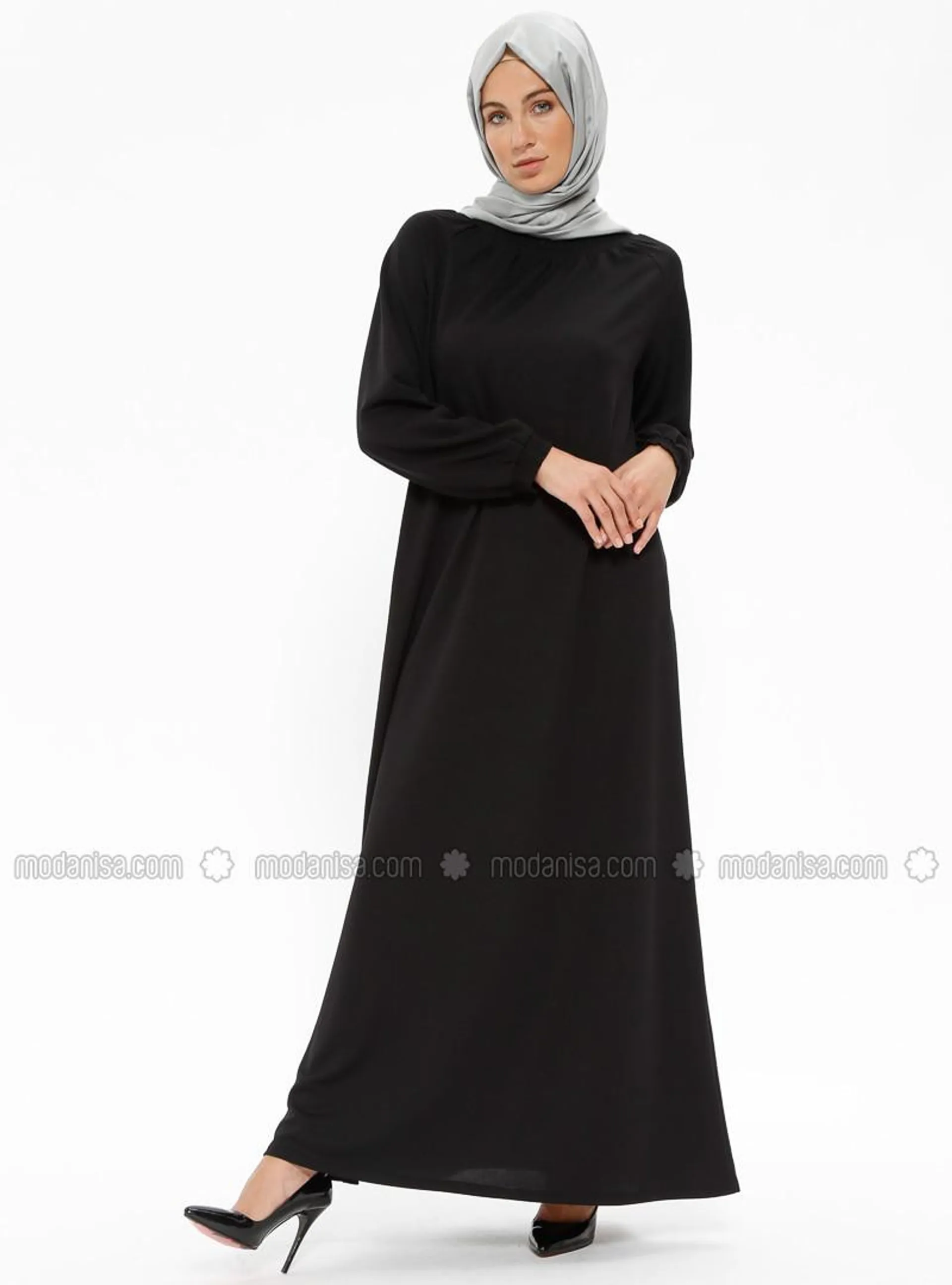 Pocket Detailed Dress Black