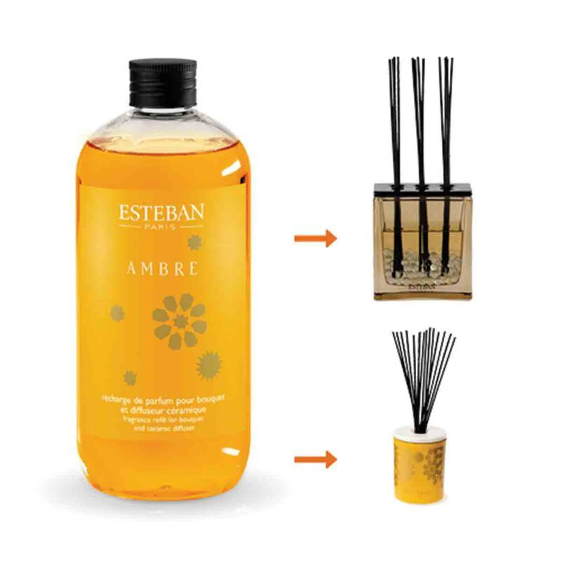 Ambre Fragrance Refill for Bouquet and Ceramic Diffusers 500ml