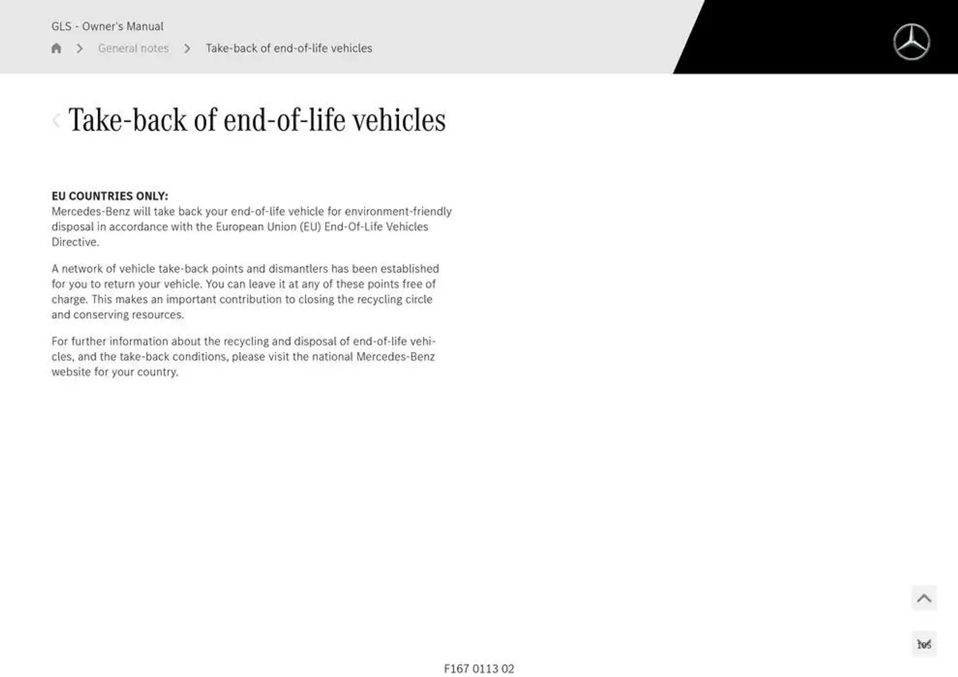GLS SUV from 14 January to 30 April 2025 - Offers page 105