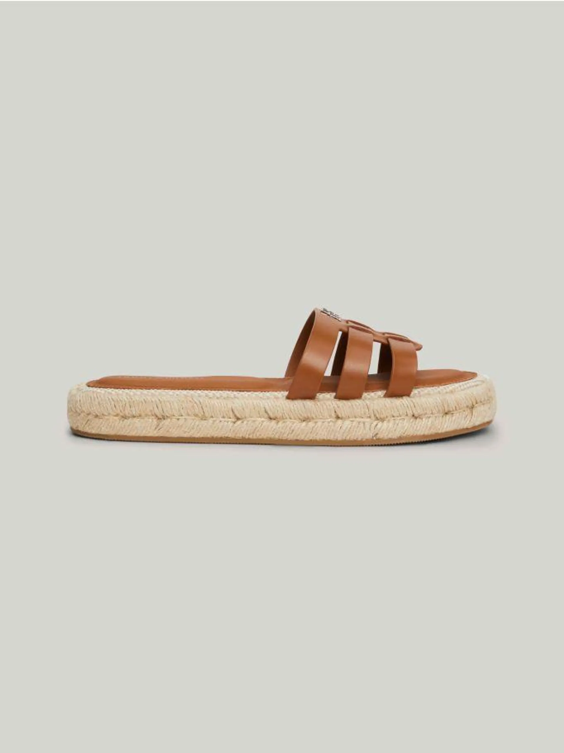 Leather Cage Espadrilles