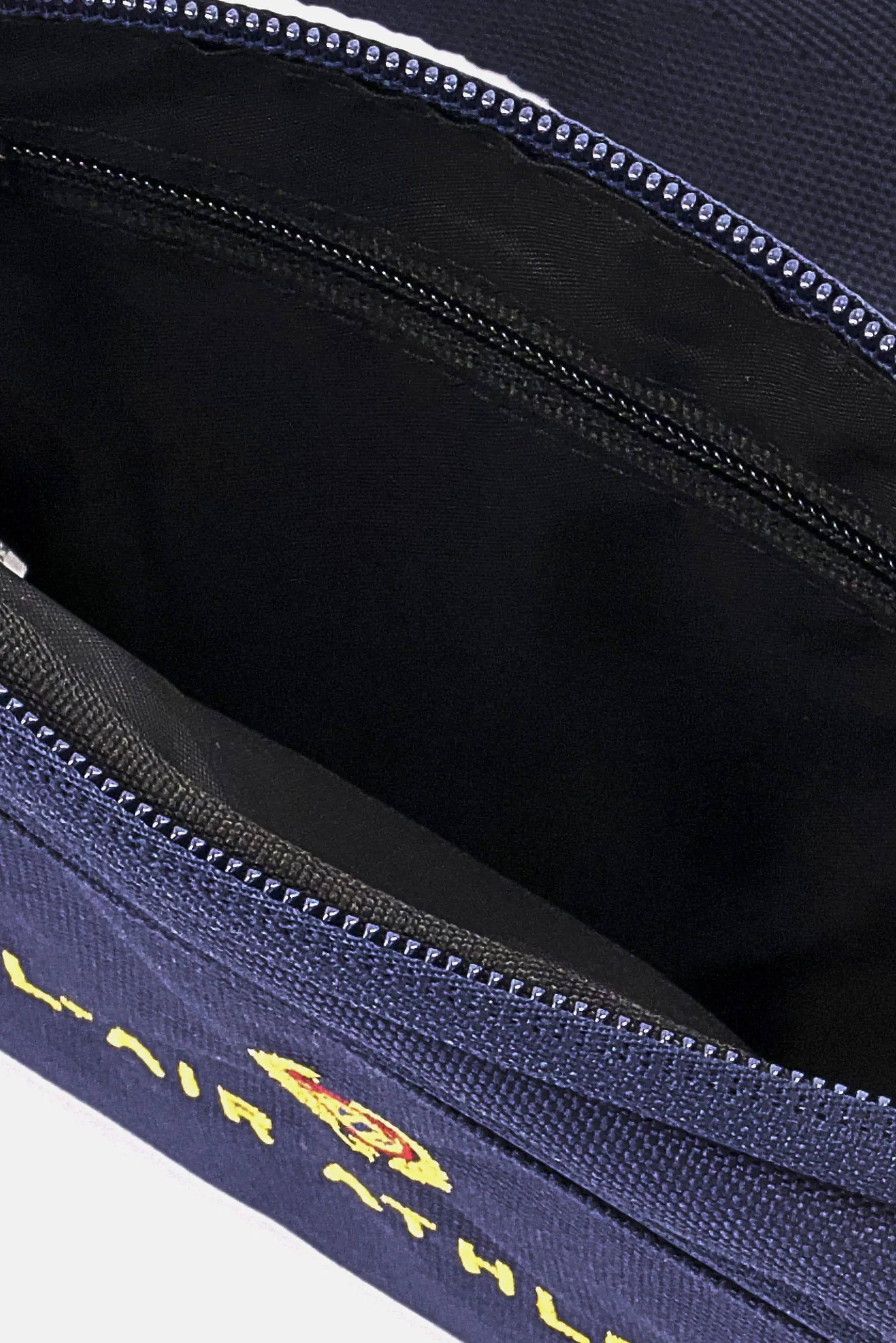 Men Embroidered Logo Belt Bag 30 L x 1 W x 16 H cm, Navy