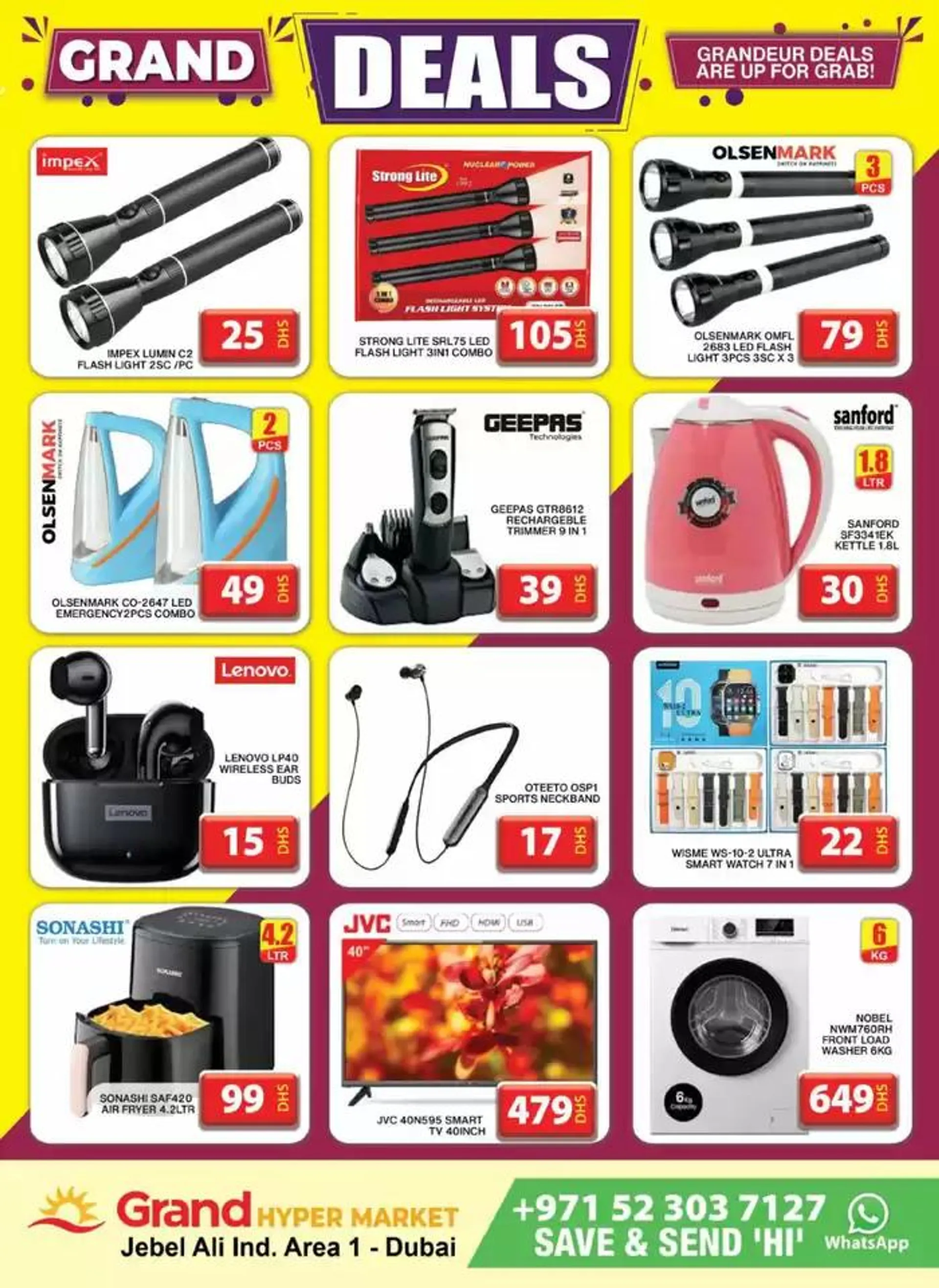 Midweek Deals - Grand Hypermarket Jebel Ali from 3 February to 6 February 2025 - Offers page 7