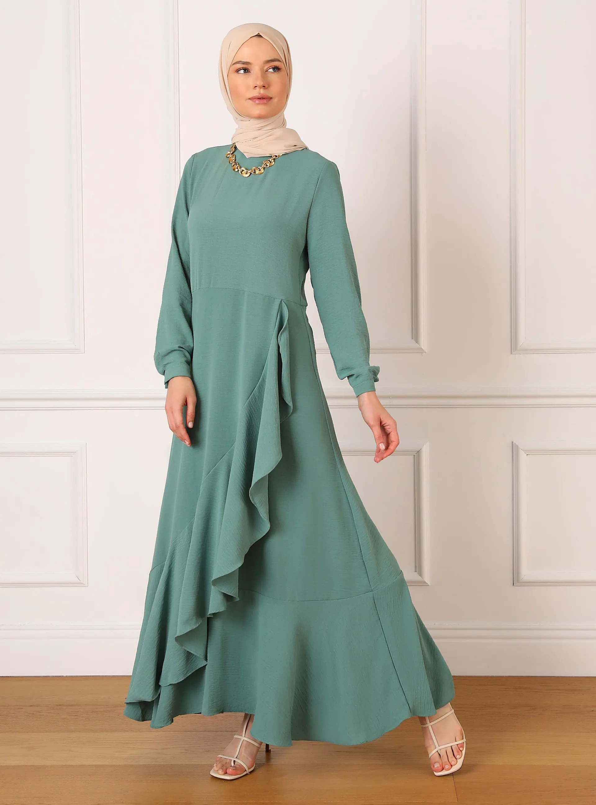 Green Almon - Modest Dress