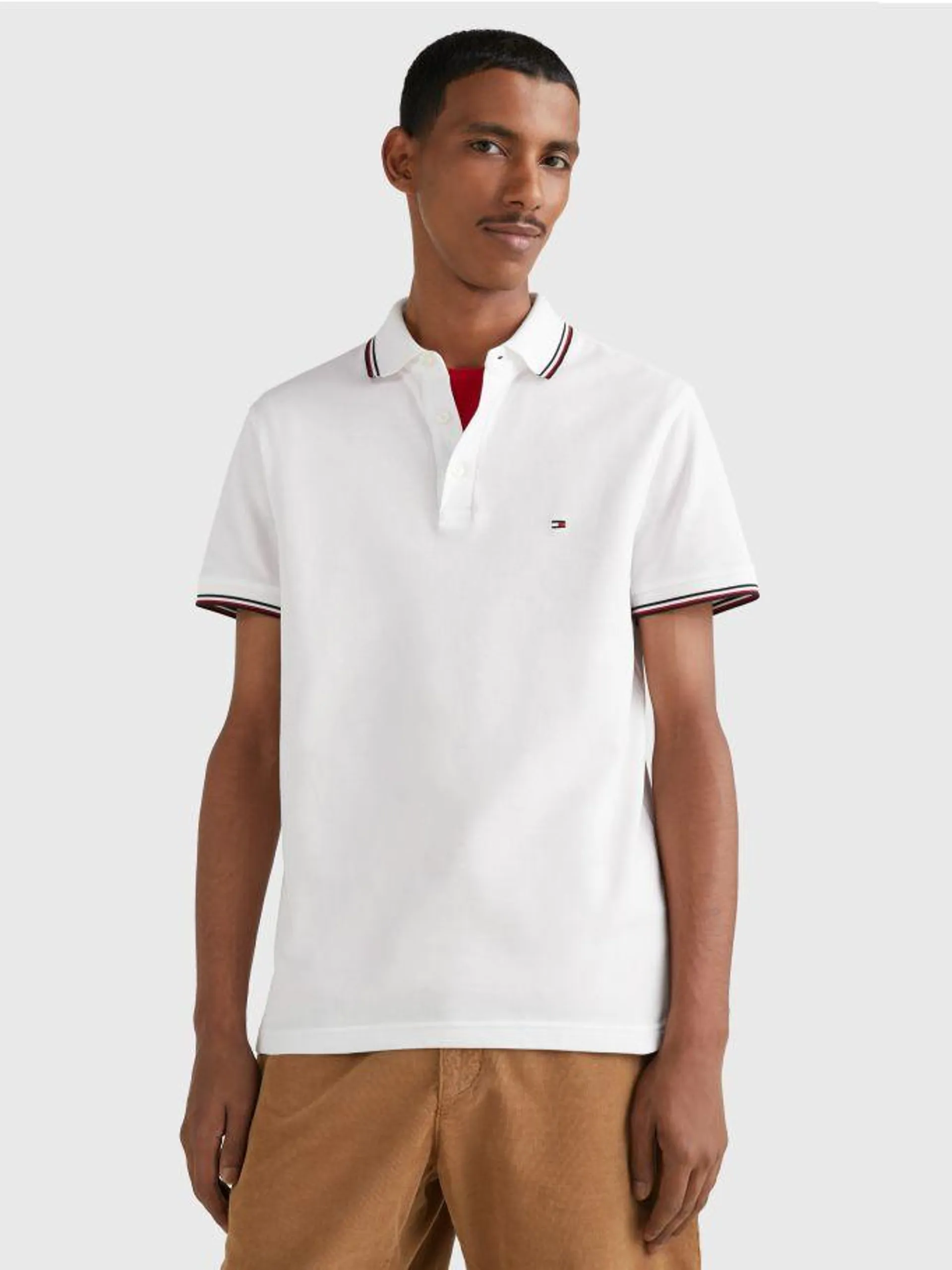 1985 Colllection Tipped Slim Fit Polo