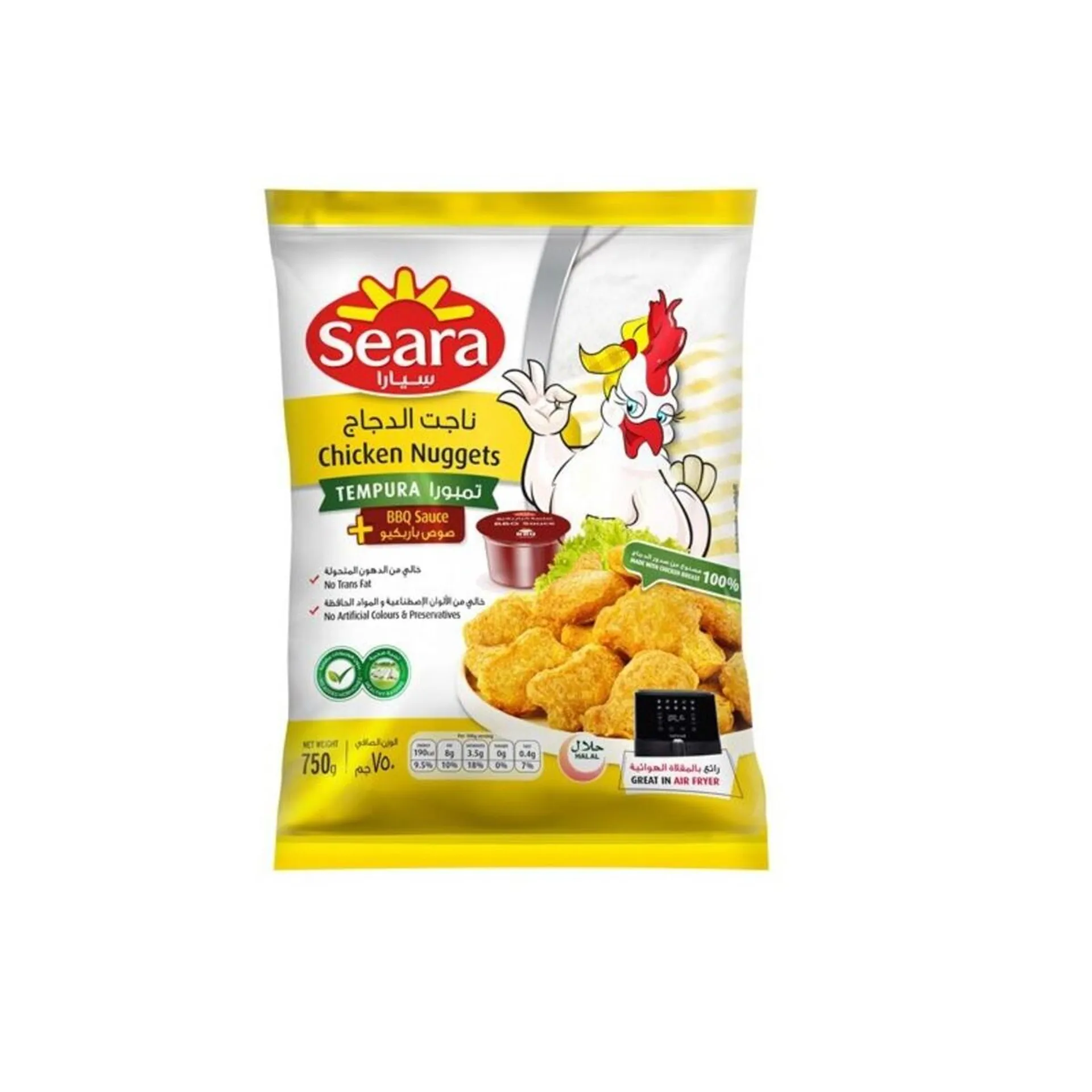 Seara Chicken Nugget Tempura 750 g