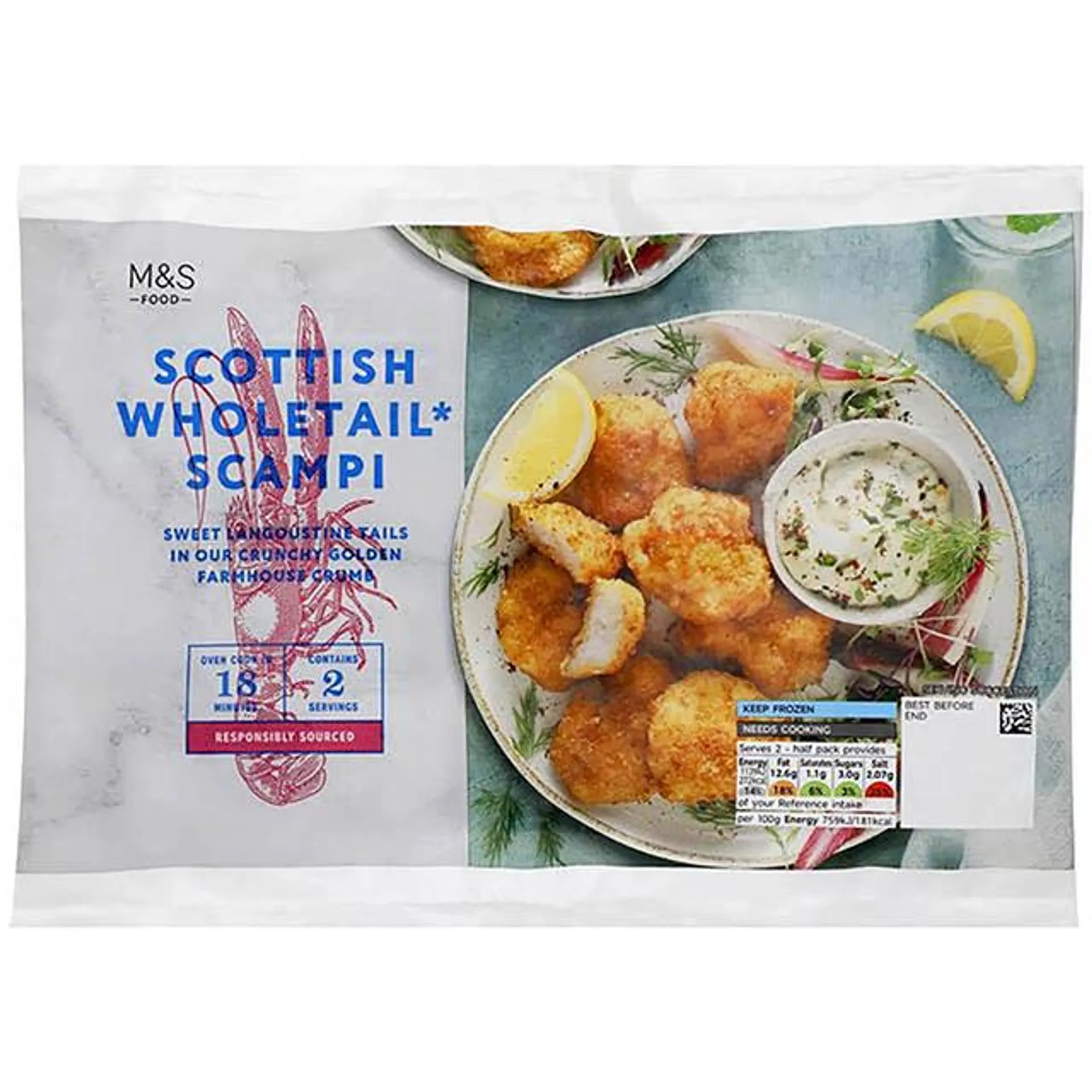 Breaded Wholetail Scampi