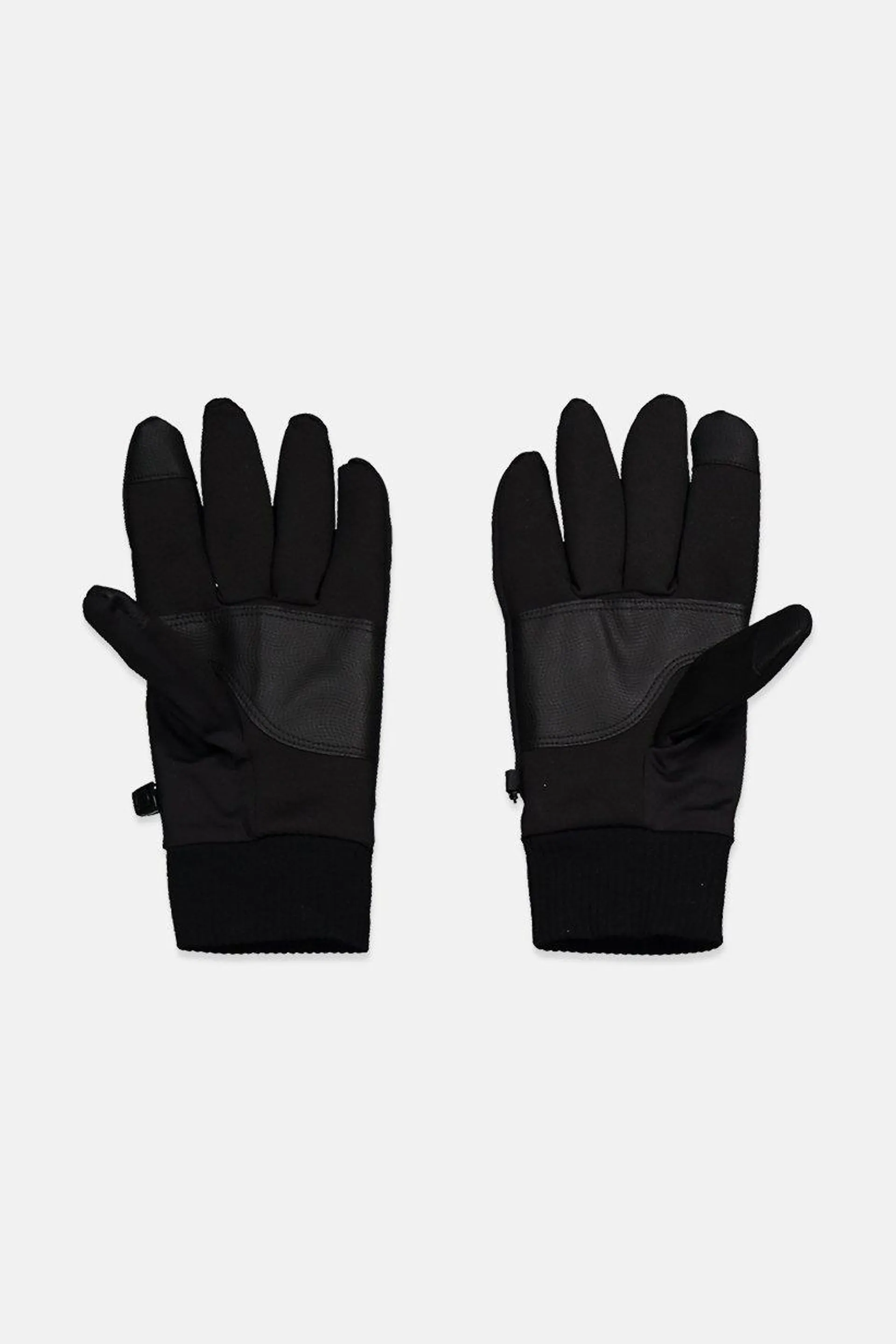 Men 1 Piece Softshell Gloves, Black