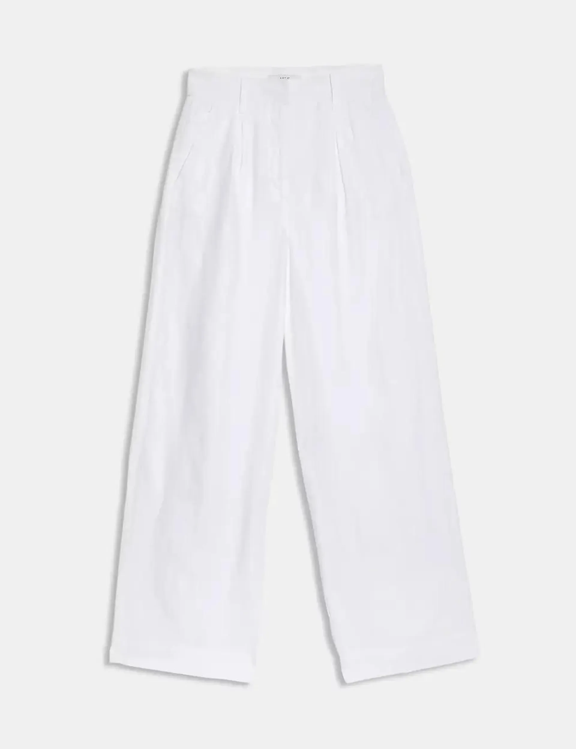 Pure Linen Wide Leg Trousers