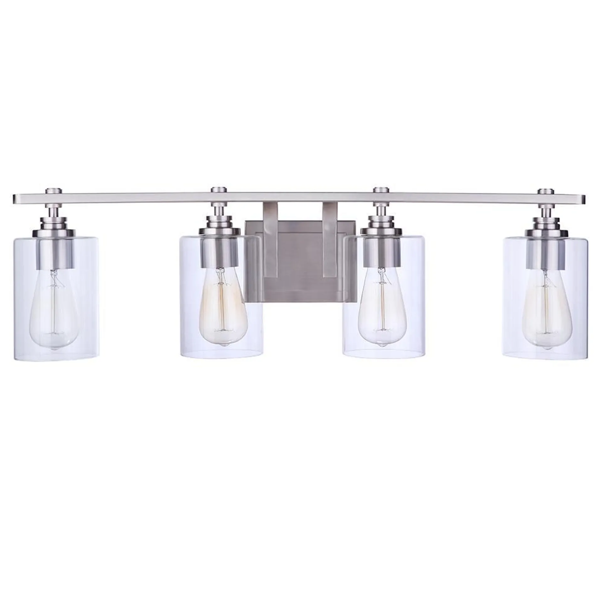 Clean 4 Light Vanity - Satin Nickel