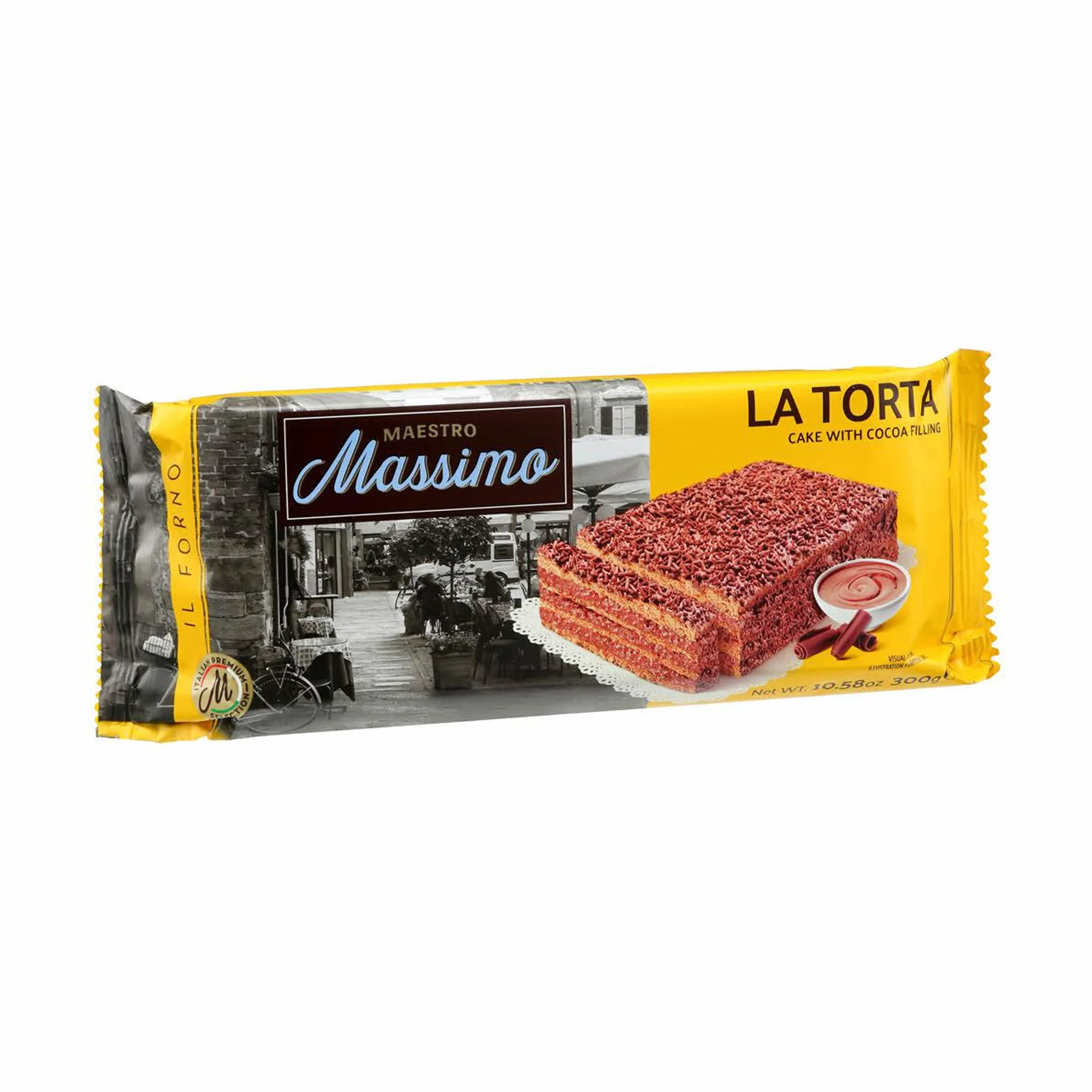 Massimoo La Torta W.Cocoa Filling 300G