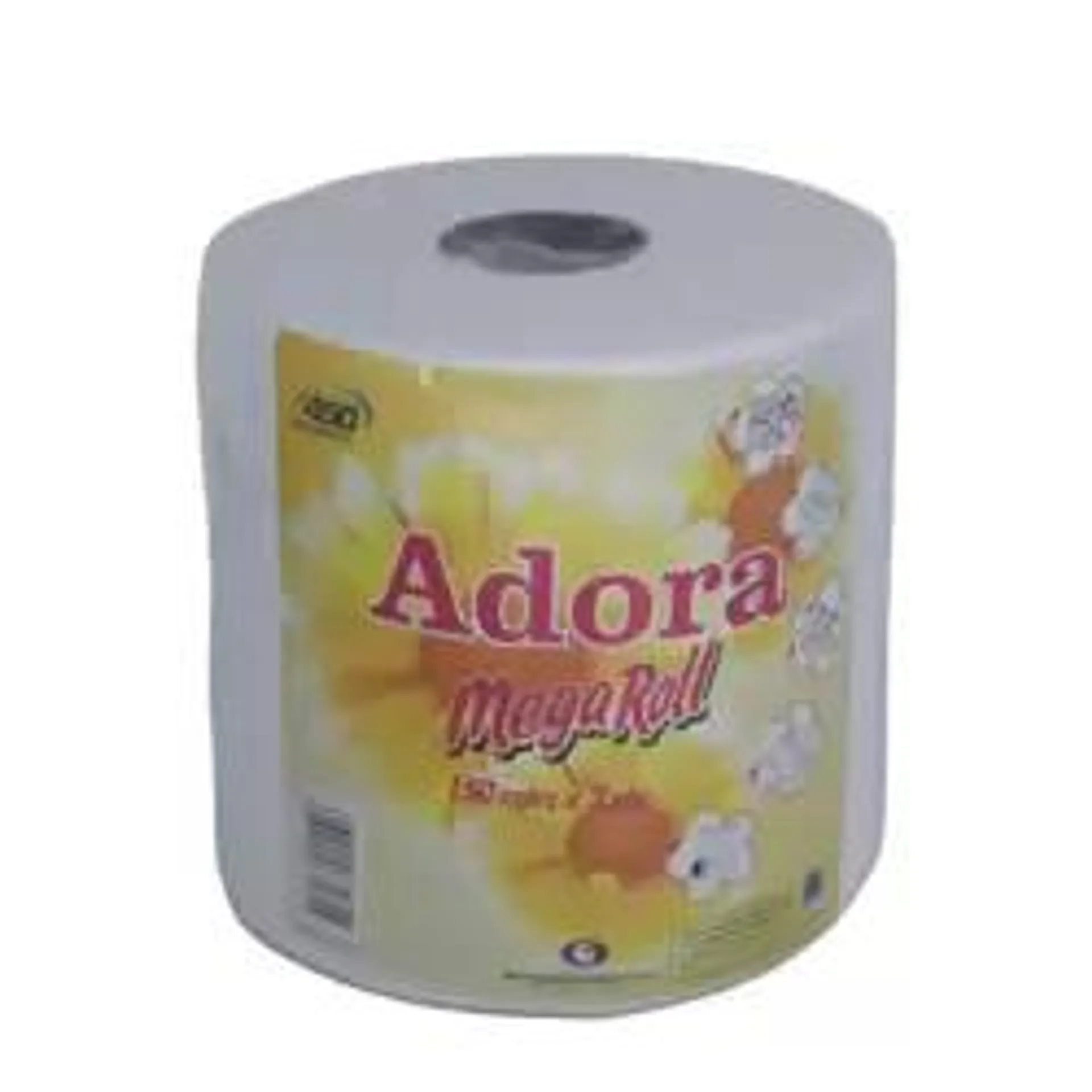 Adora Mega Maxi Roll Sterilised Tissue Paper, Kitchen Paper Towel Roll- 150mtr X 2Ply