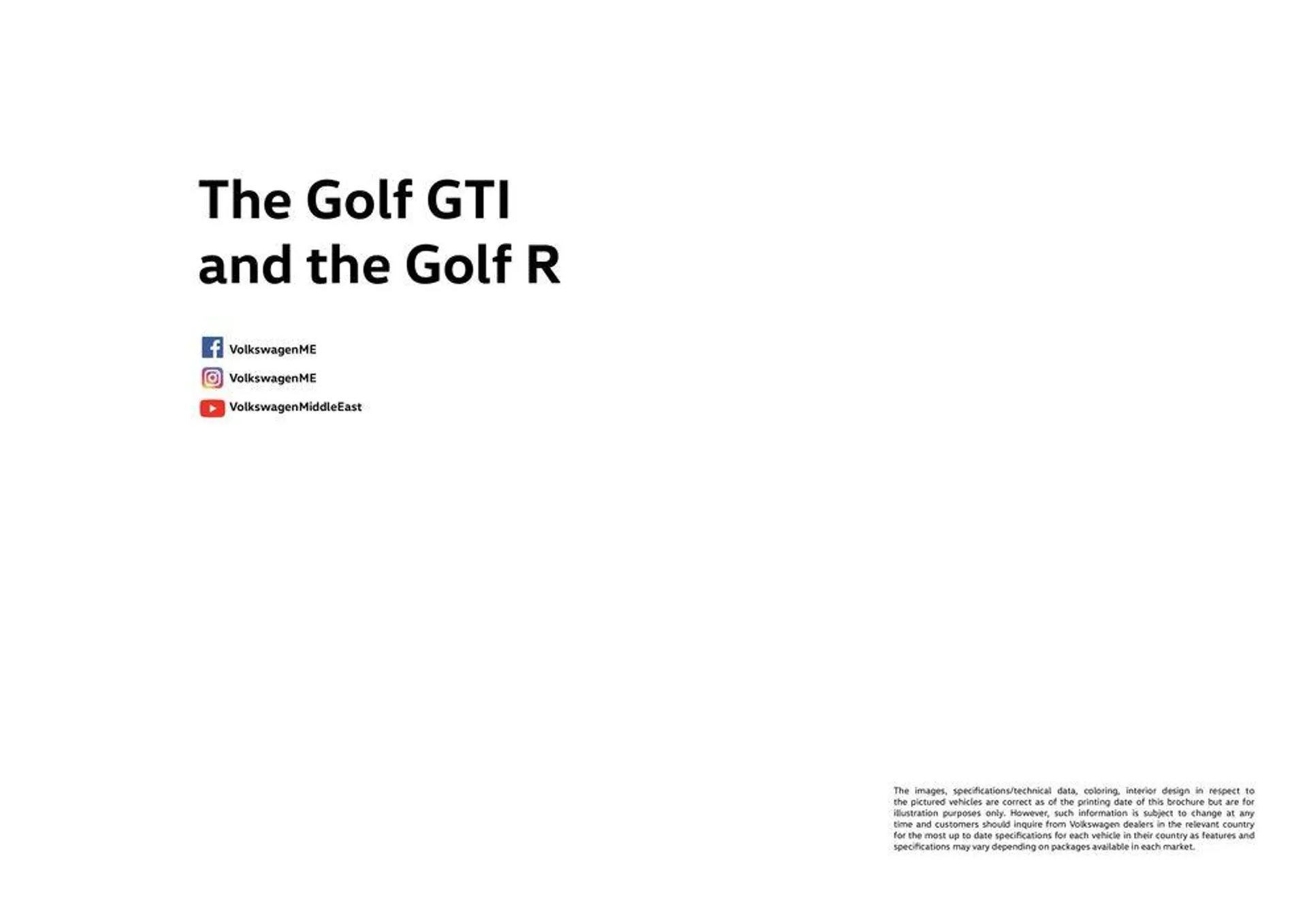 The Golf GTI &The Golf R from 31 January to 31 December 2024 - Offers page 36