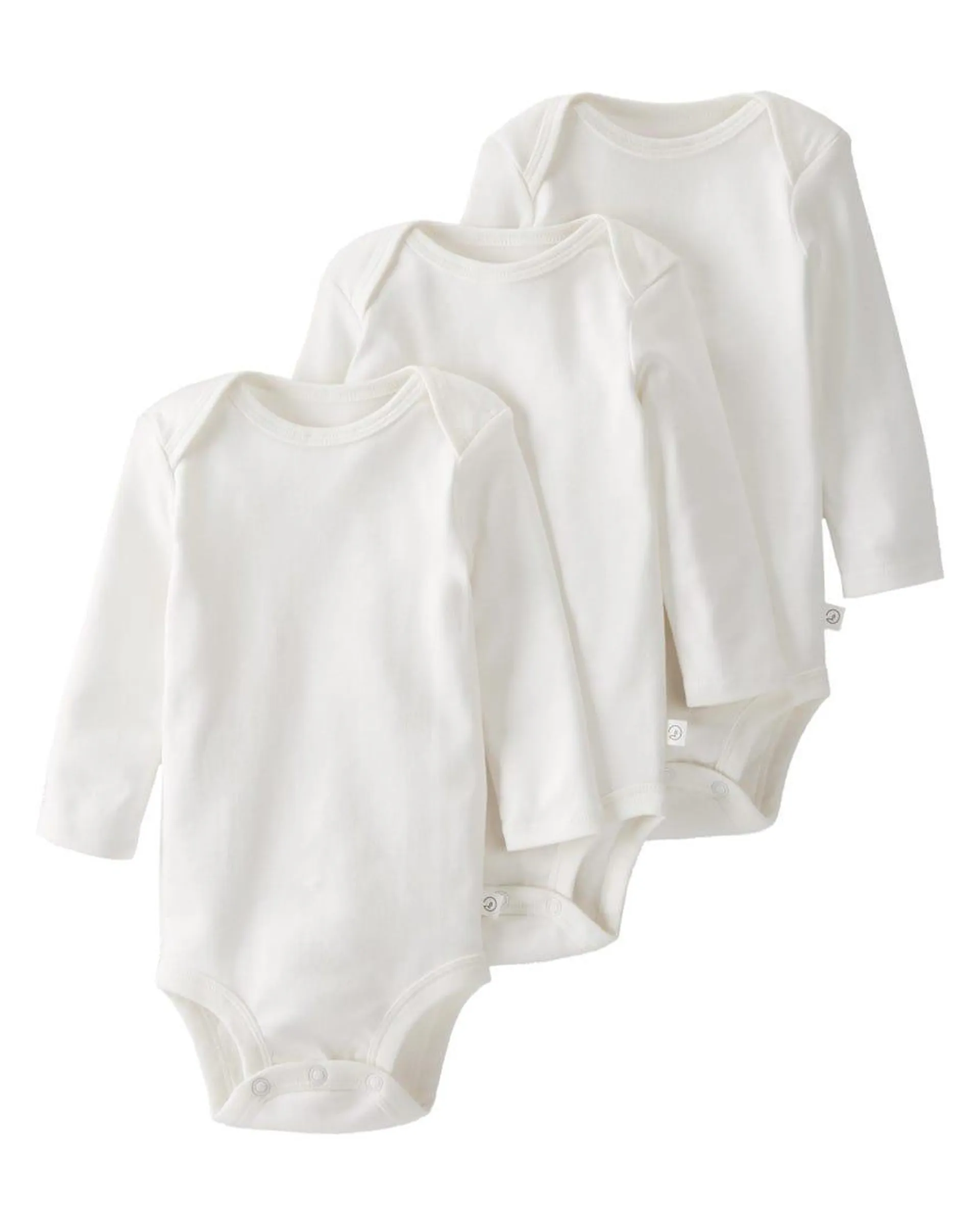 3-Pack Organic Cotton Bodysuits