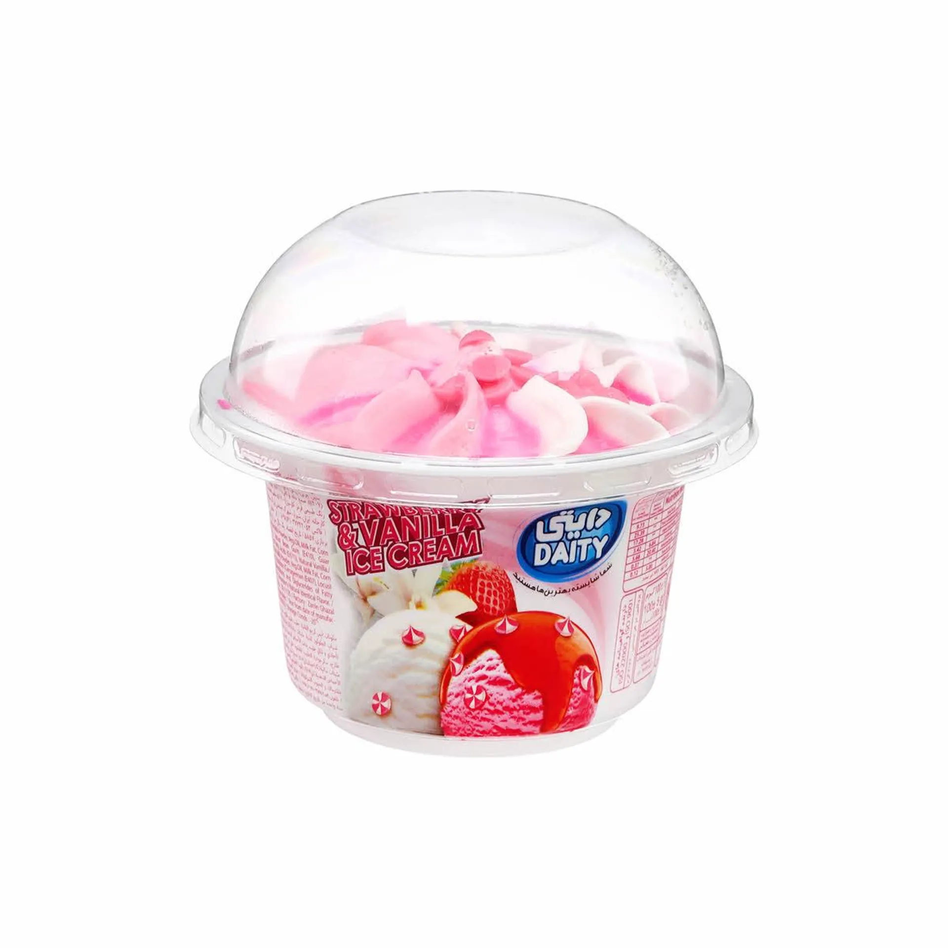 Daity Vanilla And Strawberry Ice Cream 100 g