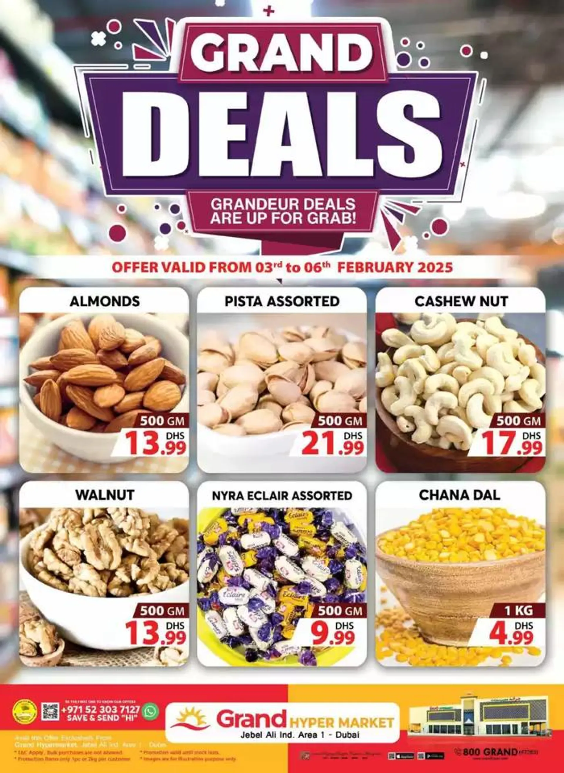 Midweek Deals - Grand Hypermarket Jebel Ali from 3 February to 6 February 2025 - Offers page 1