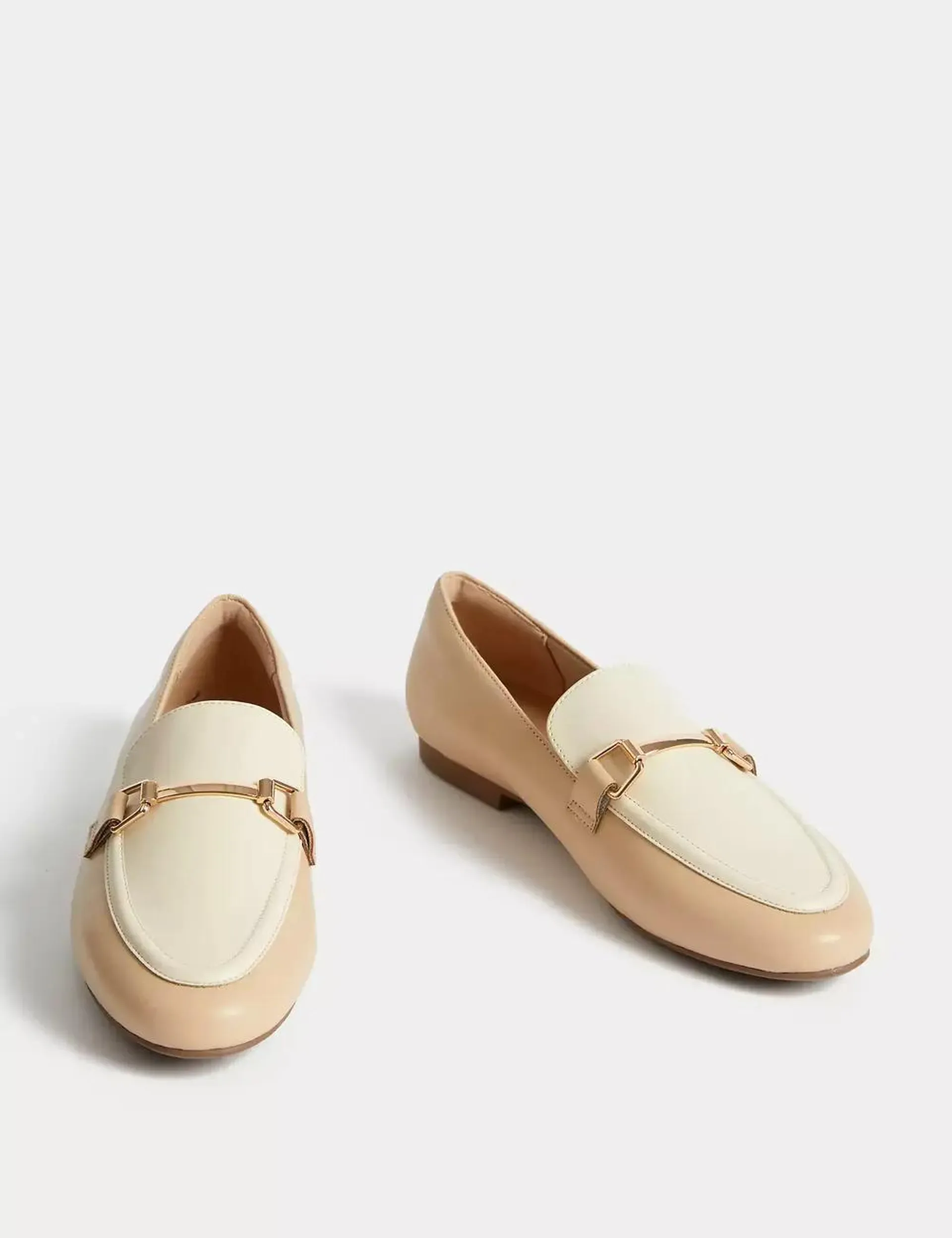 Trim Flat Loafers