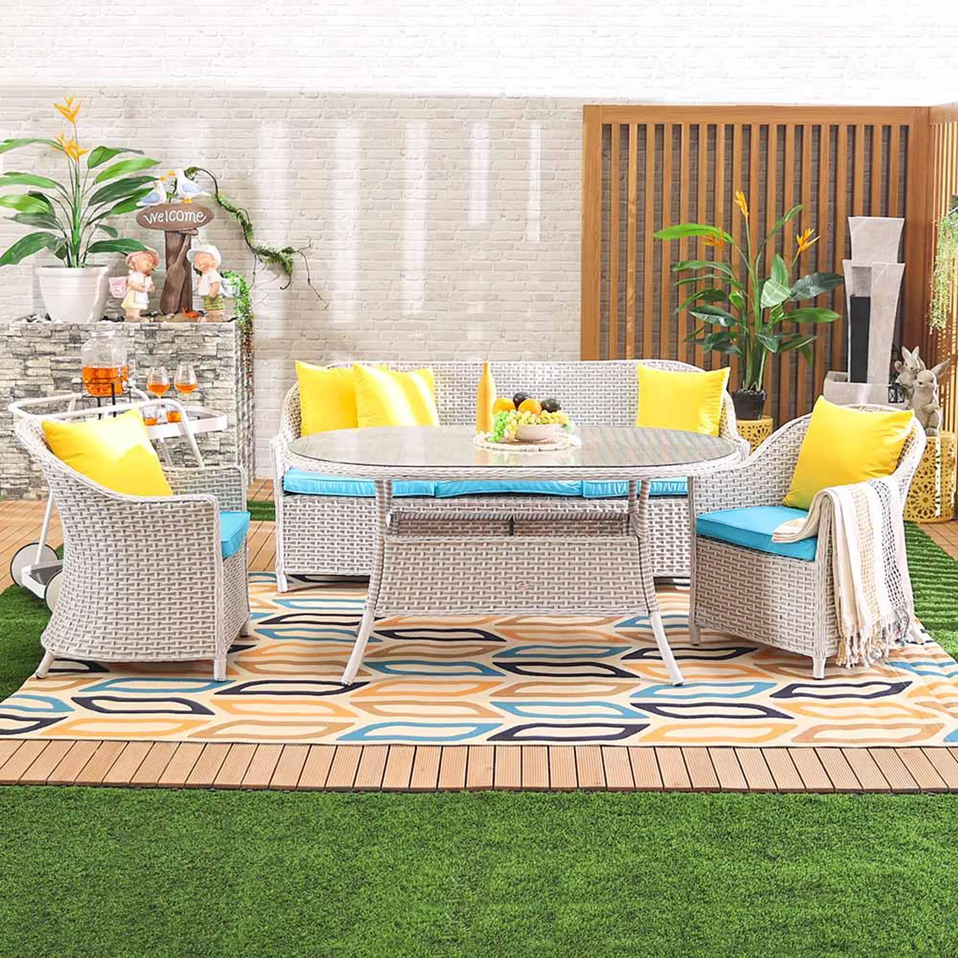 Venus 5-Seater Outdoor Sofa Set