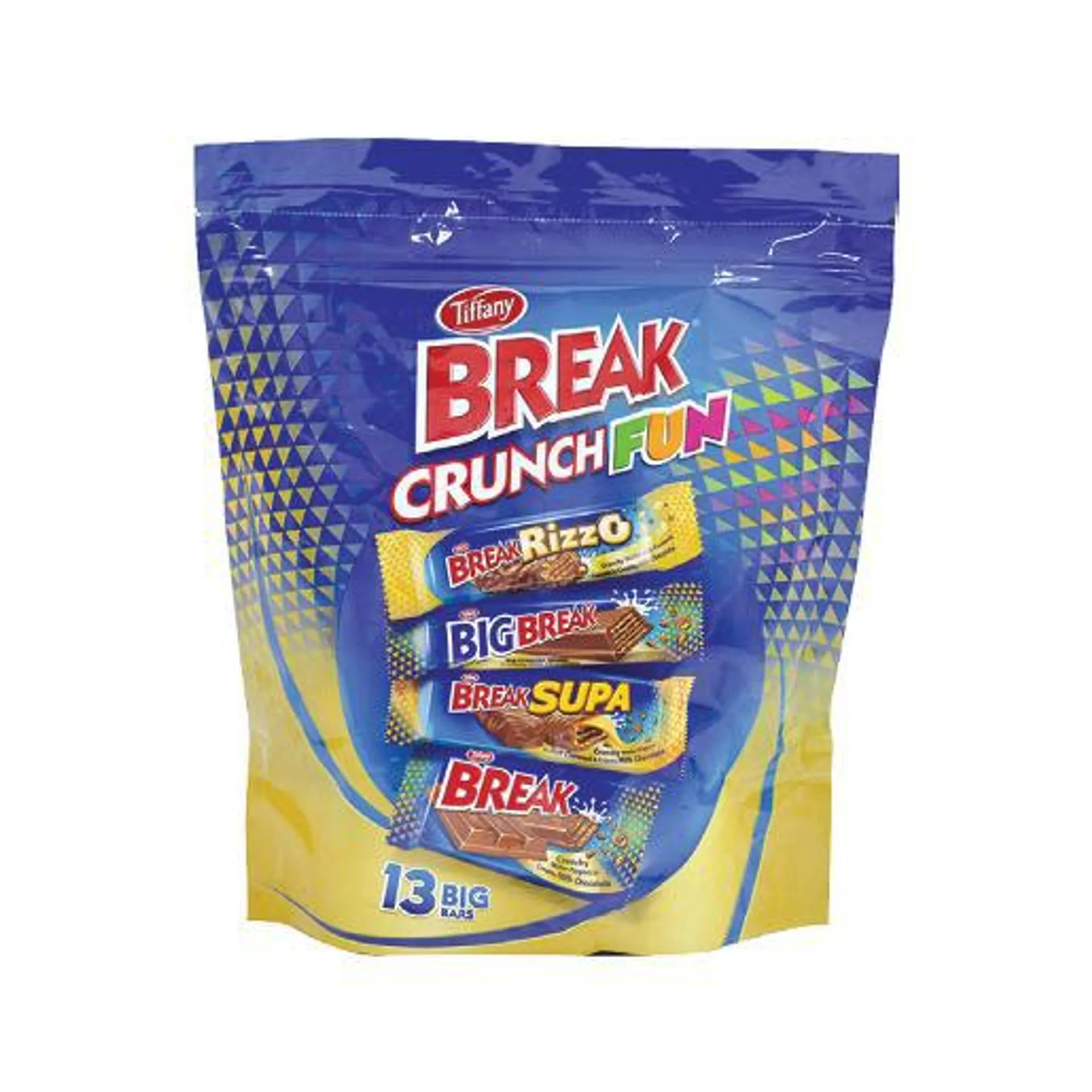 Tiffany Break Crunch Fun Milk Chocolate 390gm