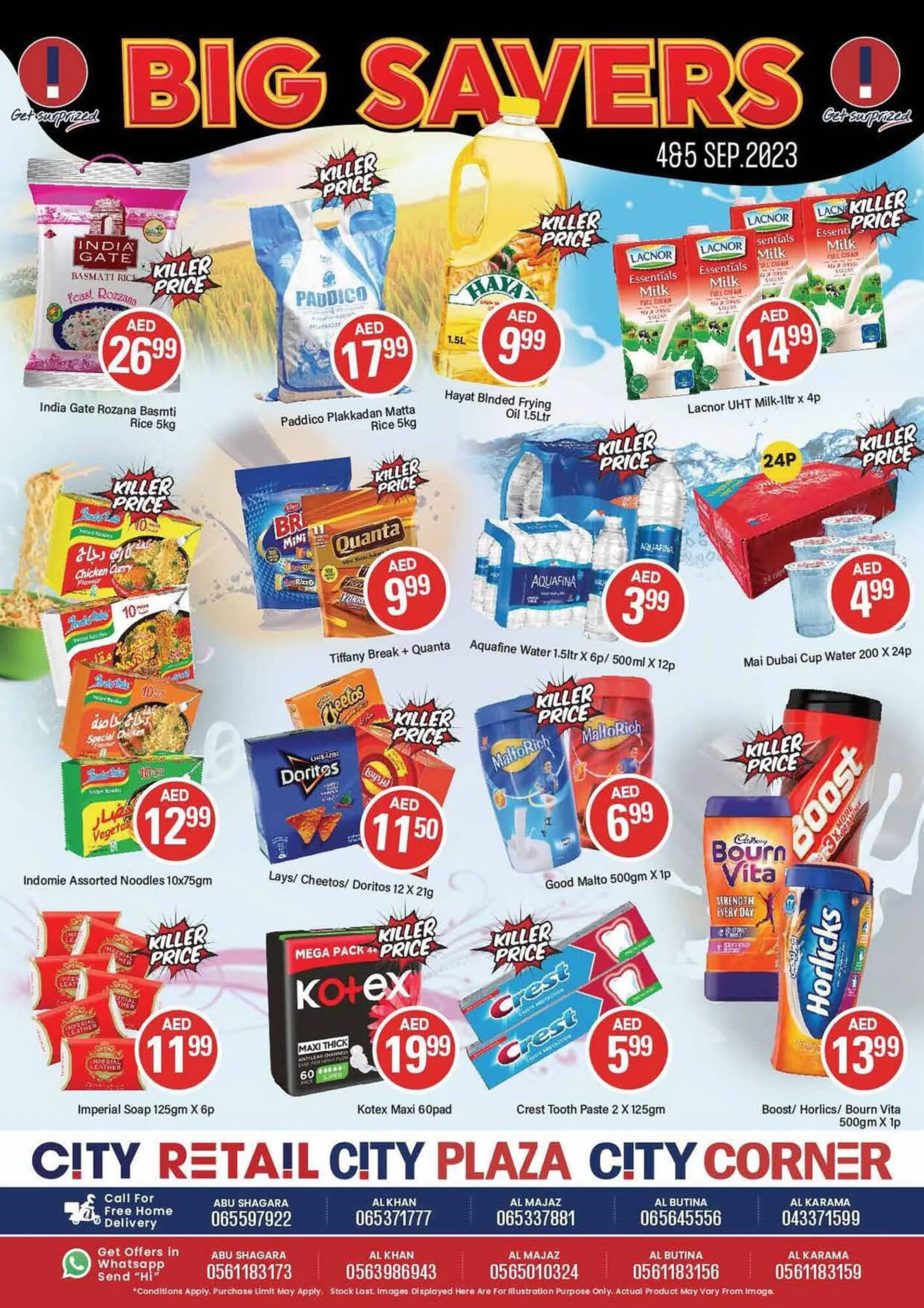 City Retail Supermarket catalogue from 4 September to 5 September 2023 - Offers page 1