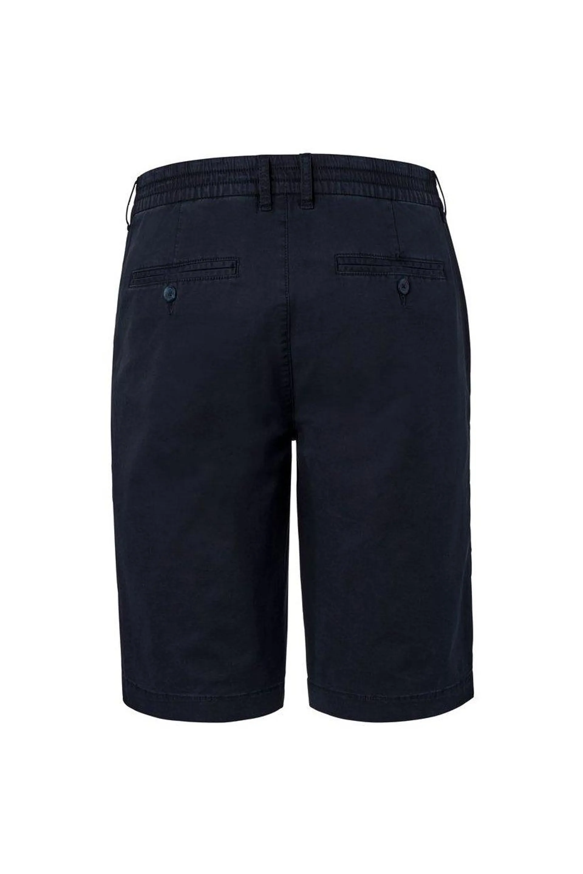 Men Regular Fit Solid Chino Short, Navy