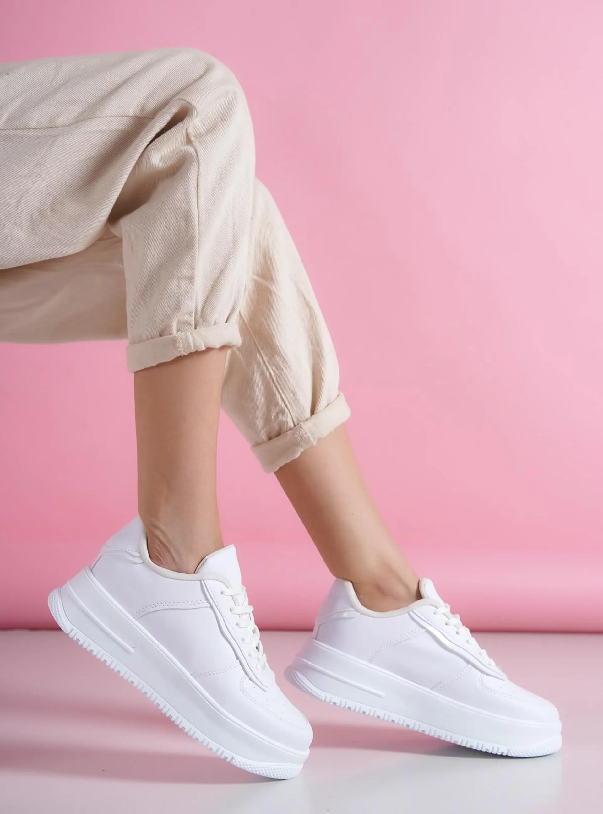 White Sports Shoes