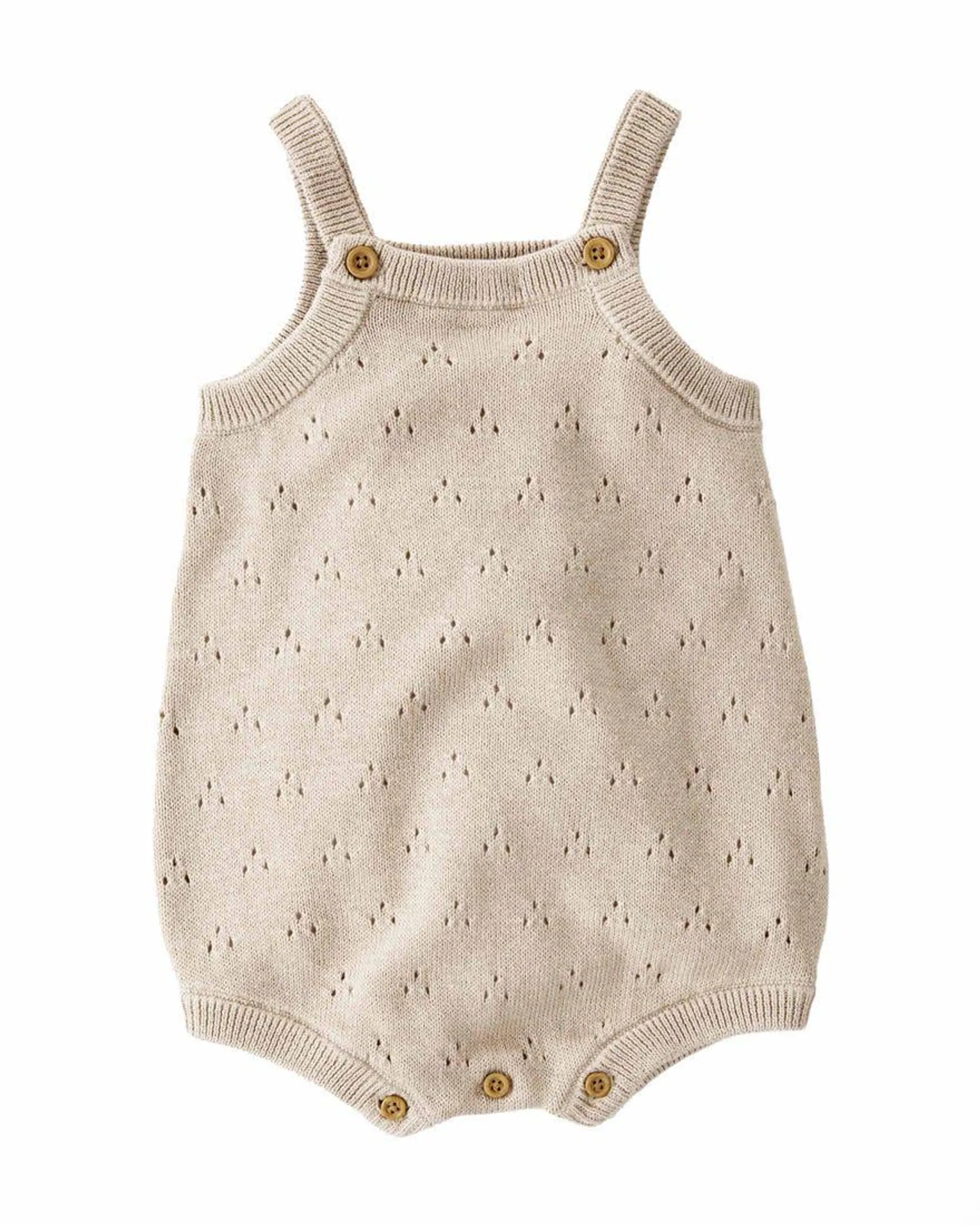 Eyelet Bubble Romper