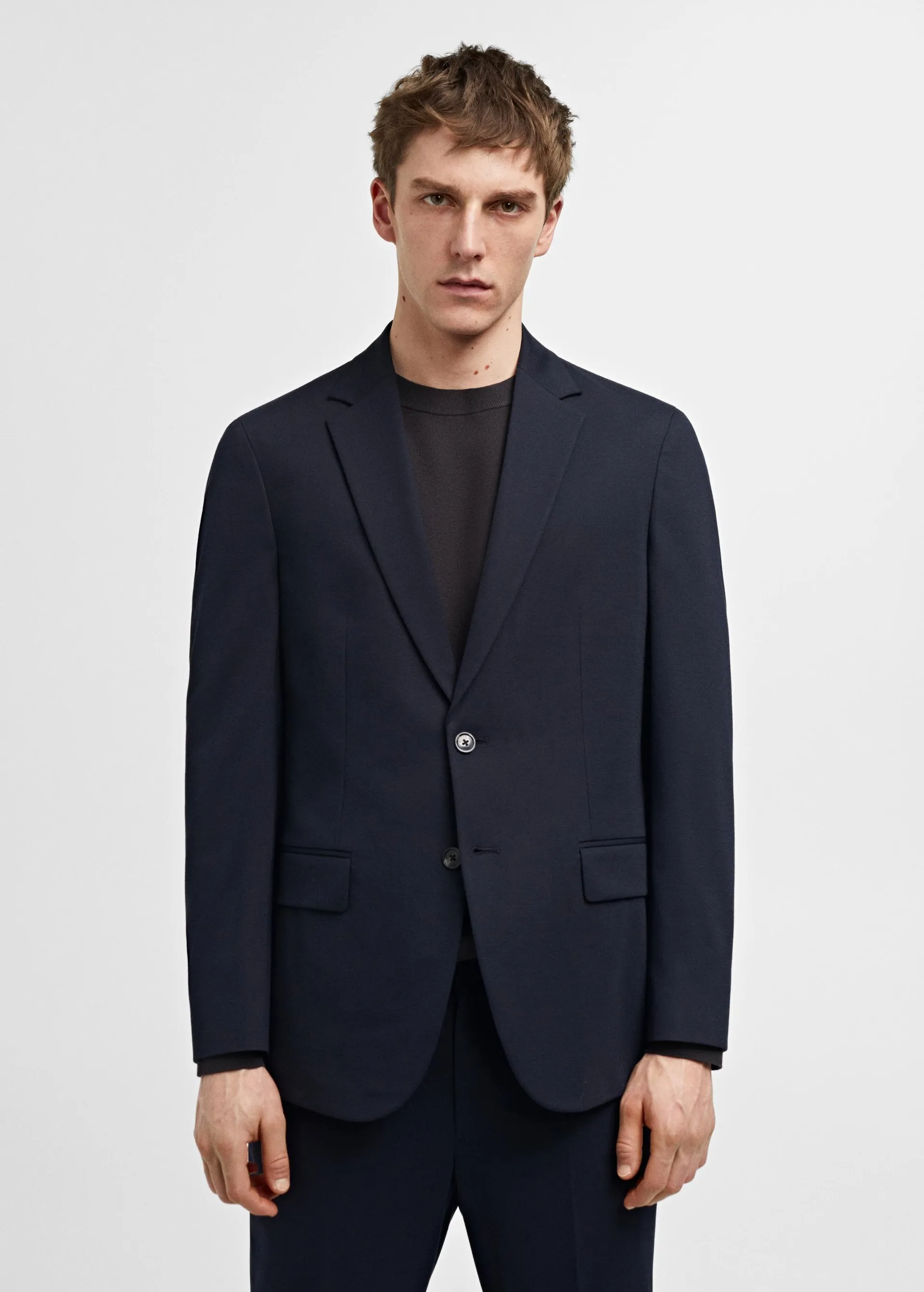 Slim-fit suit jacket