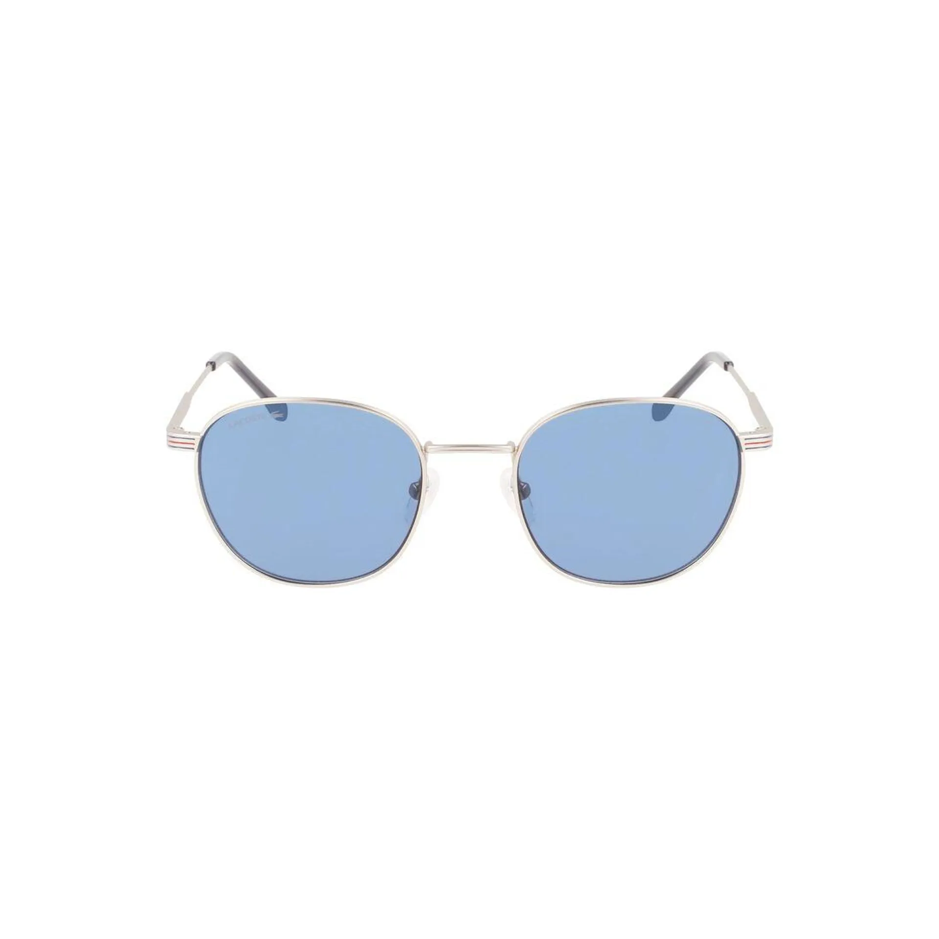 Unisex Oval Metal Metal Line Sunglasses