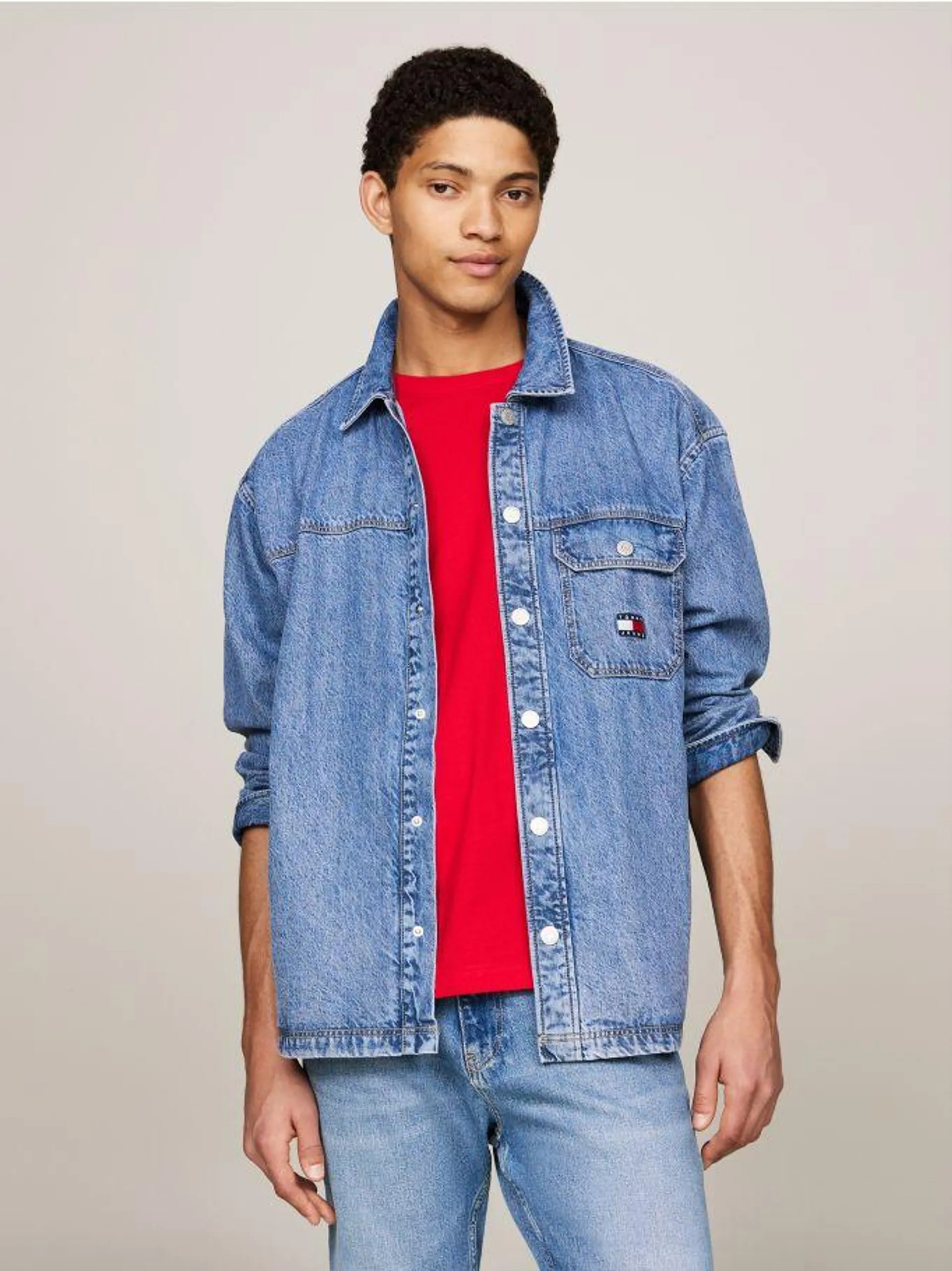 Essential Casual Fit Denim Overshirt