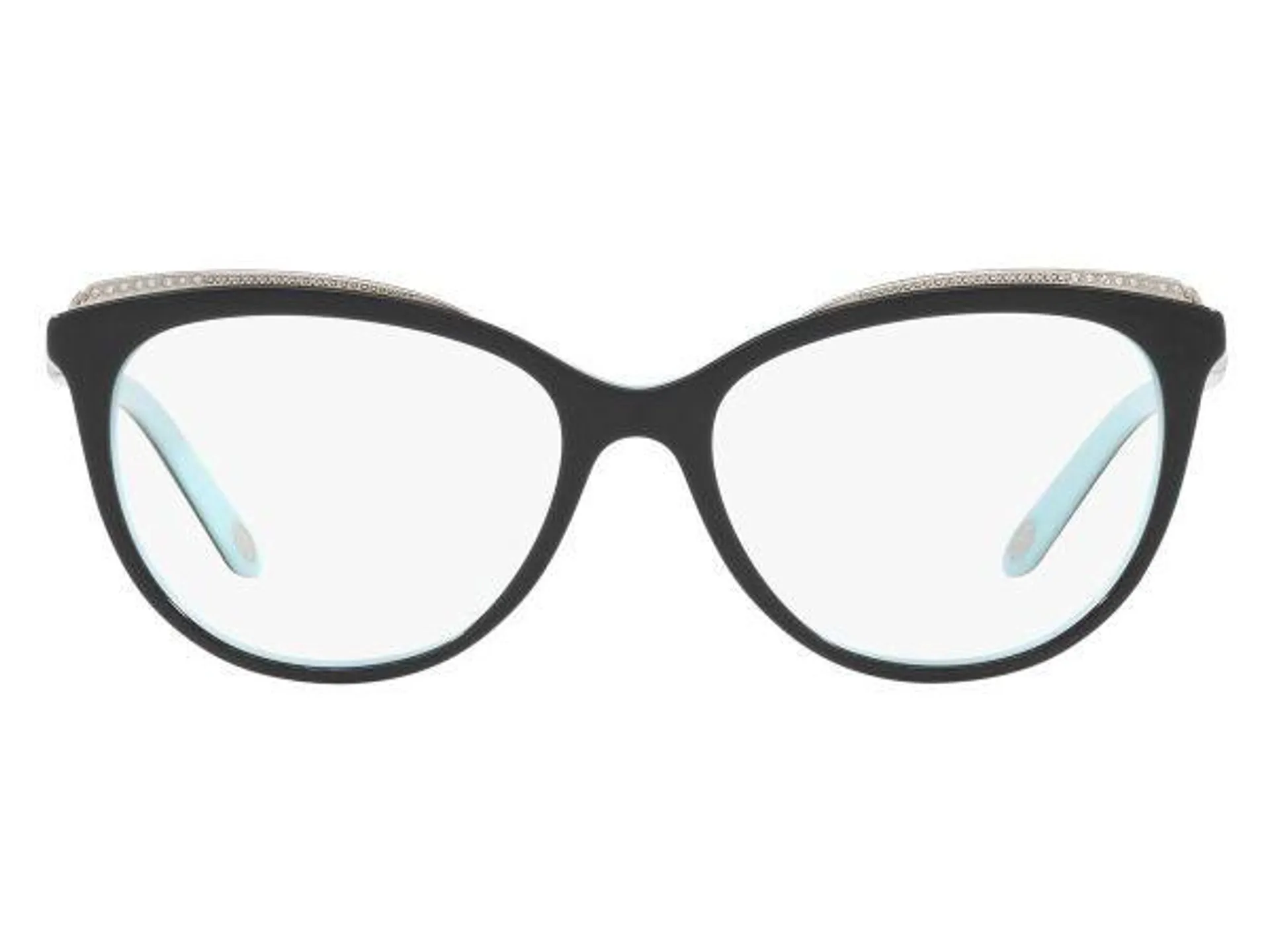 Cat Eye Black on Tiffany Blue Frame